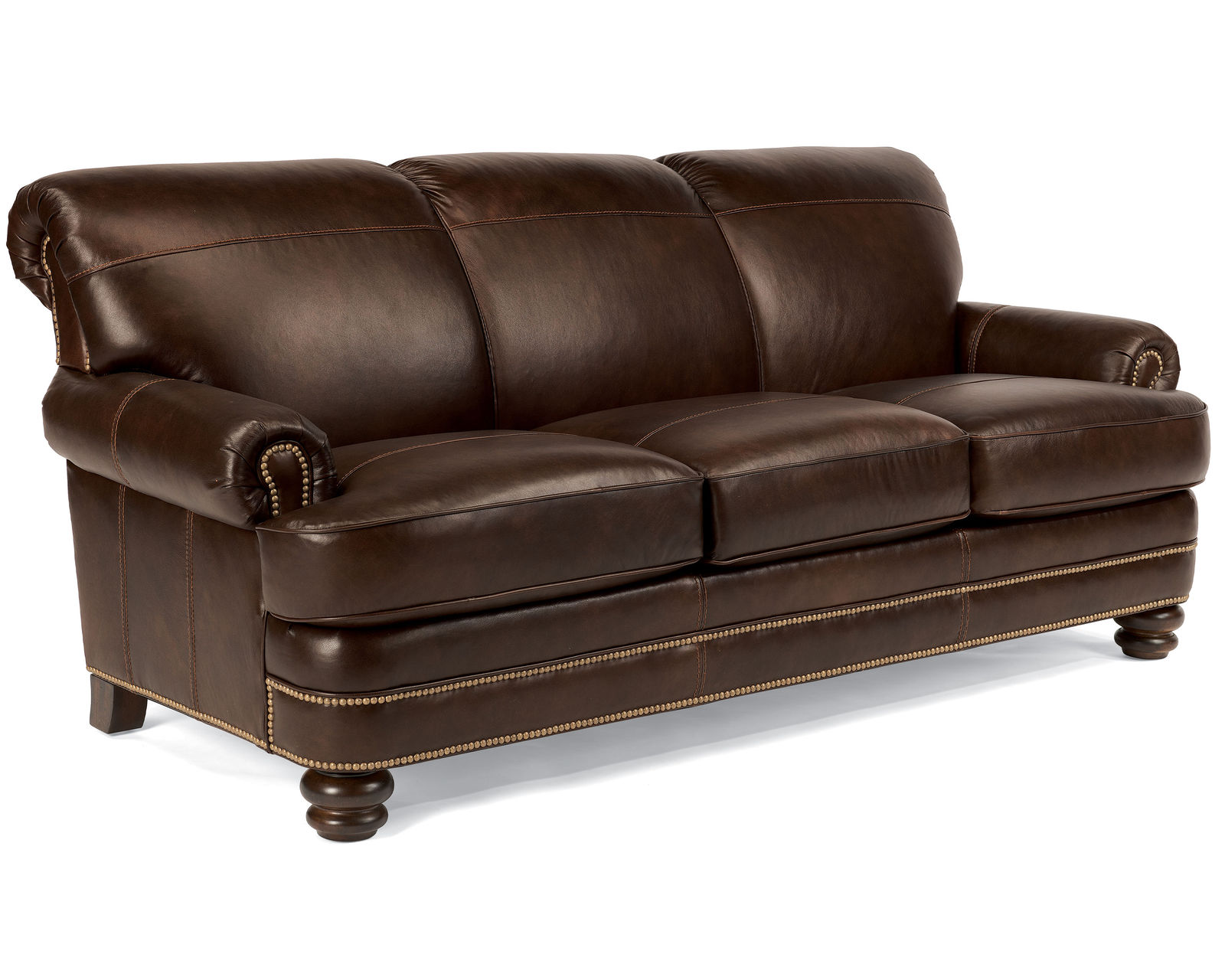 Bay Bridge 3790 Nailhead Sofa (+50 leathers) 85" - Image 6