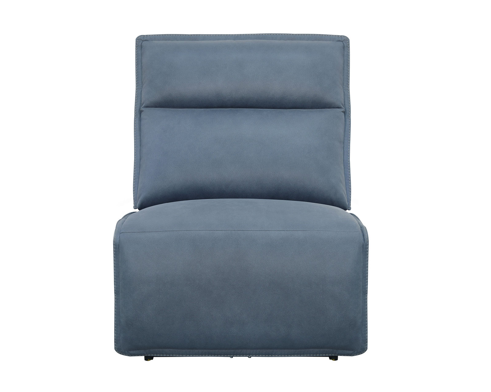 Perimeter Power Reclining Sectional Blue 122" x 122" (In stock - Fast shipping) - Image 6