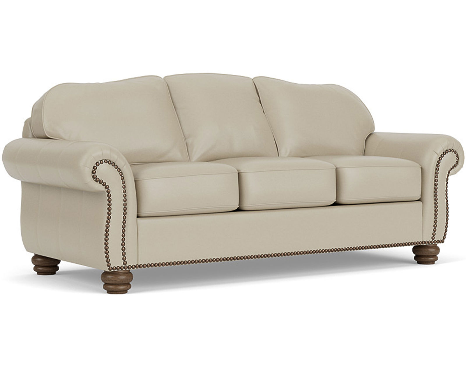 Bexley 3648 Leather Nailhead Loveseat (+50 leathers) - Image 6