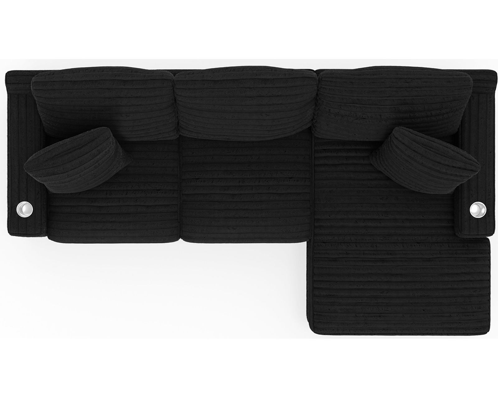 Comfrey 123" Sofa Chaise Sectional (3 colors) includes pillows - Image 21