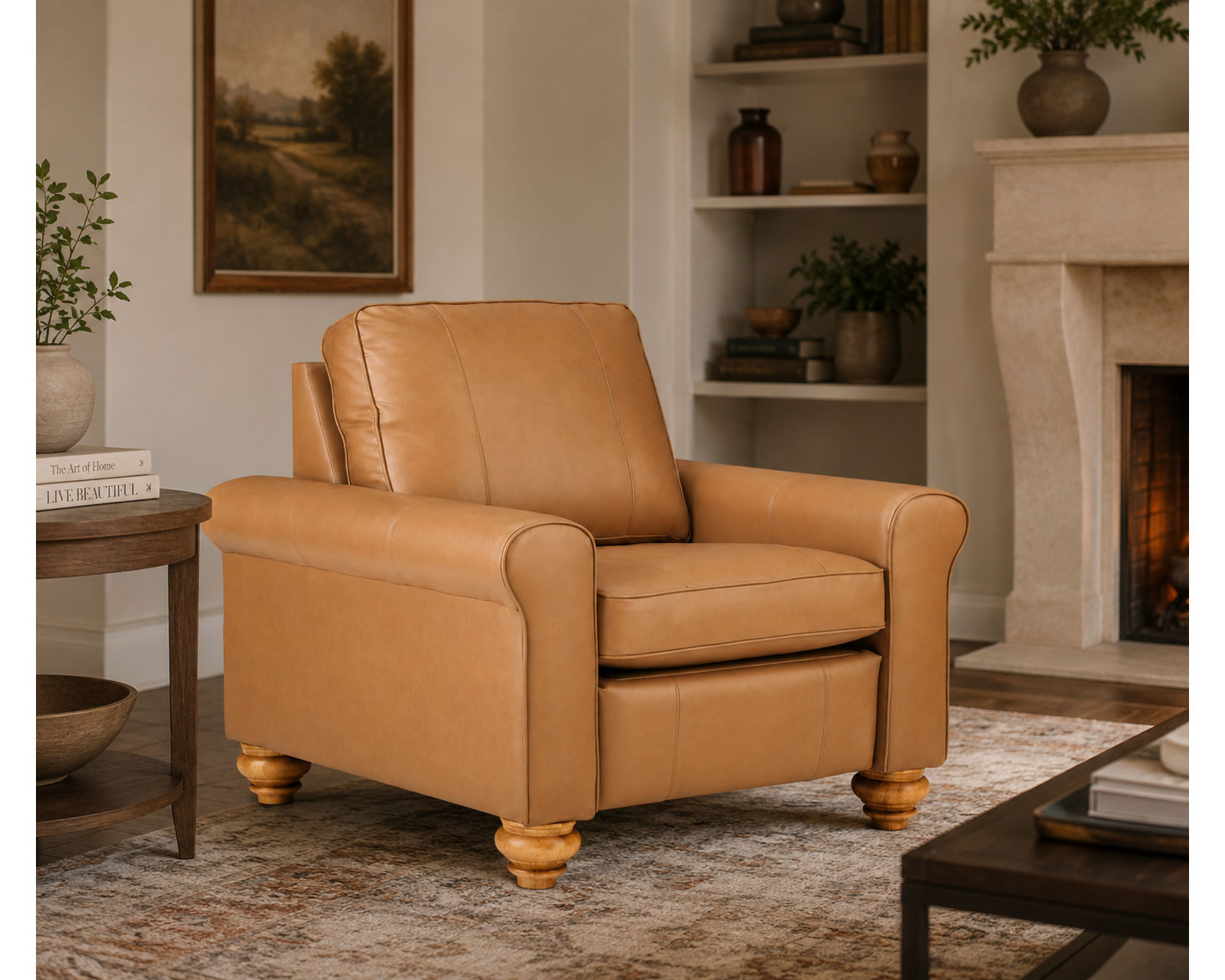 Weston 88" Leather Power Incliner Sofa (+40 leathers) - Image 35