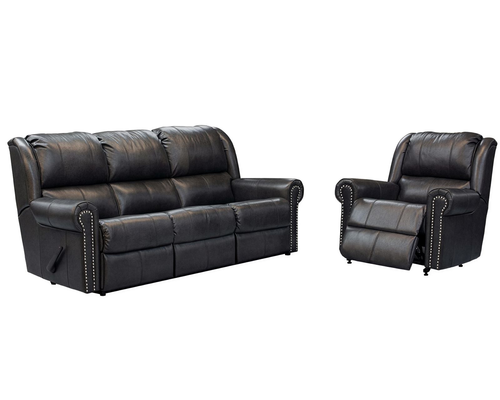 Rebecca Reclining Sofa — Available in Standard & Wide Cushions, 140+ Leather Options, and 82", 85", or 114" Widths - Image 3