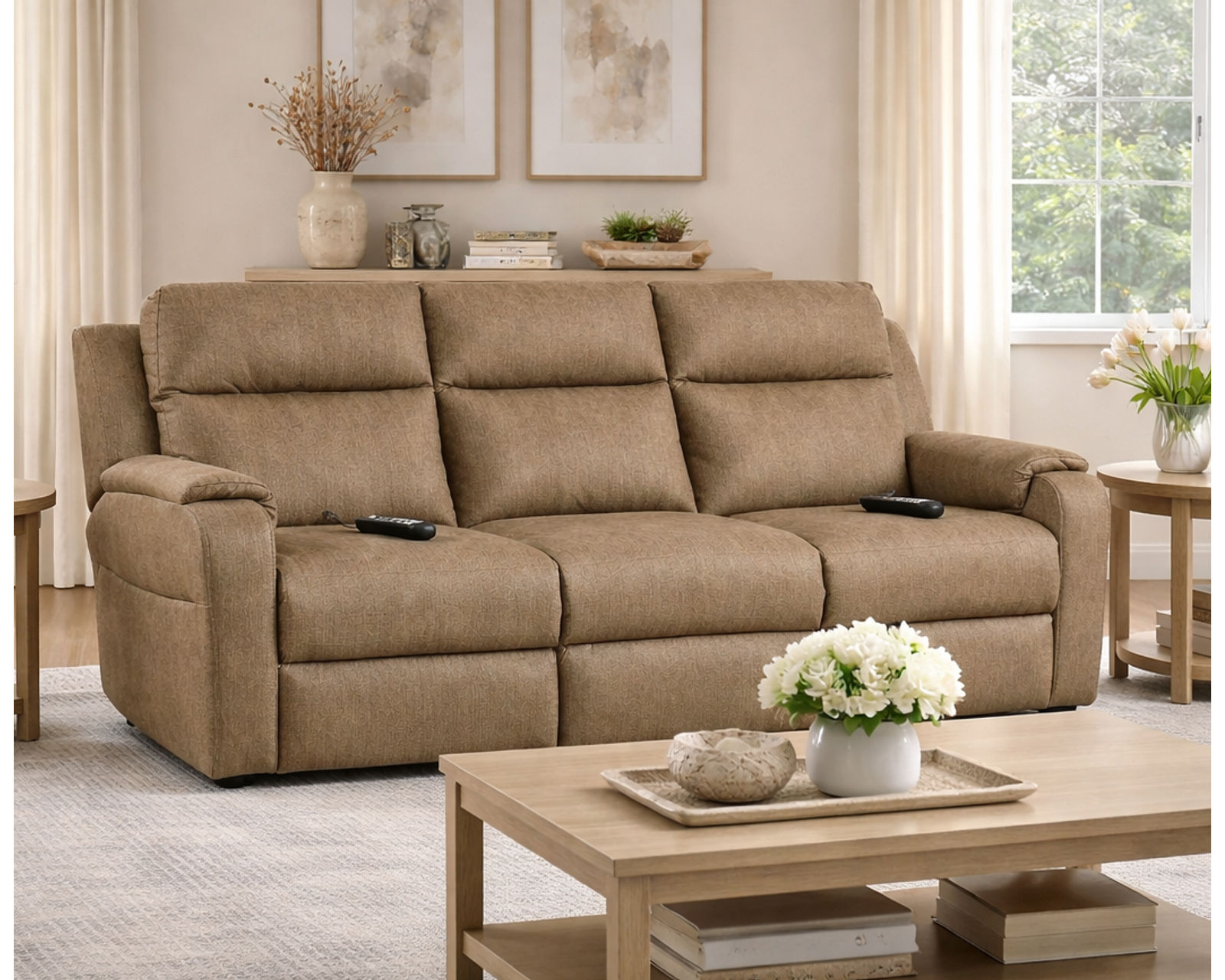 Davidson 302 Dual Power Zero Gravity Reclining Sofa (+100 fabrics and leathers) - Image 13