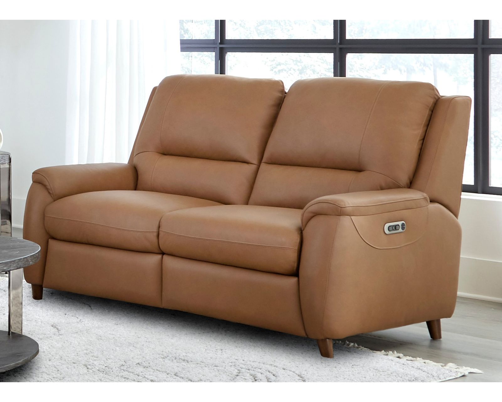 Austin 86" Power Headrest Power Reclining Leather Sofa (In stock) - Image 5