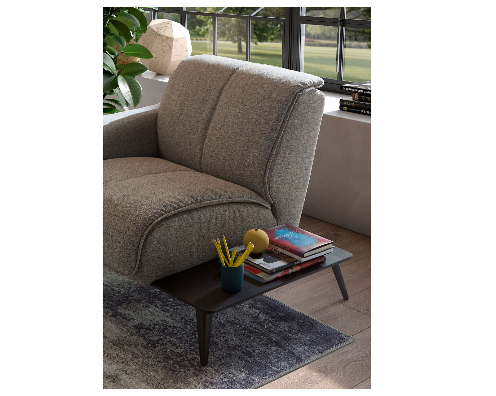 Talento B993 Stationary Fabric Sofa (89") Colors Available - Image 8