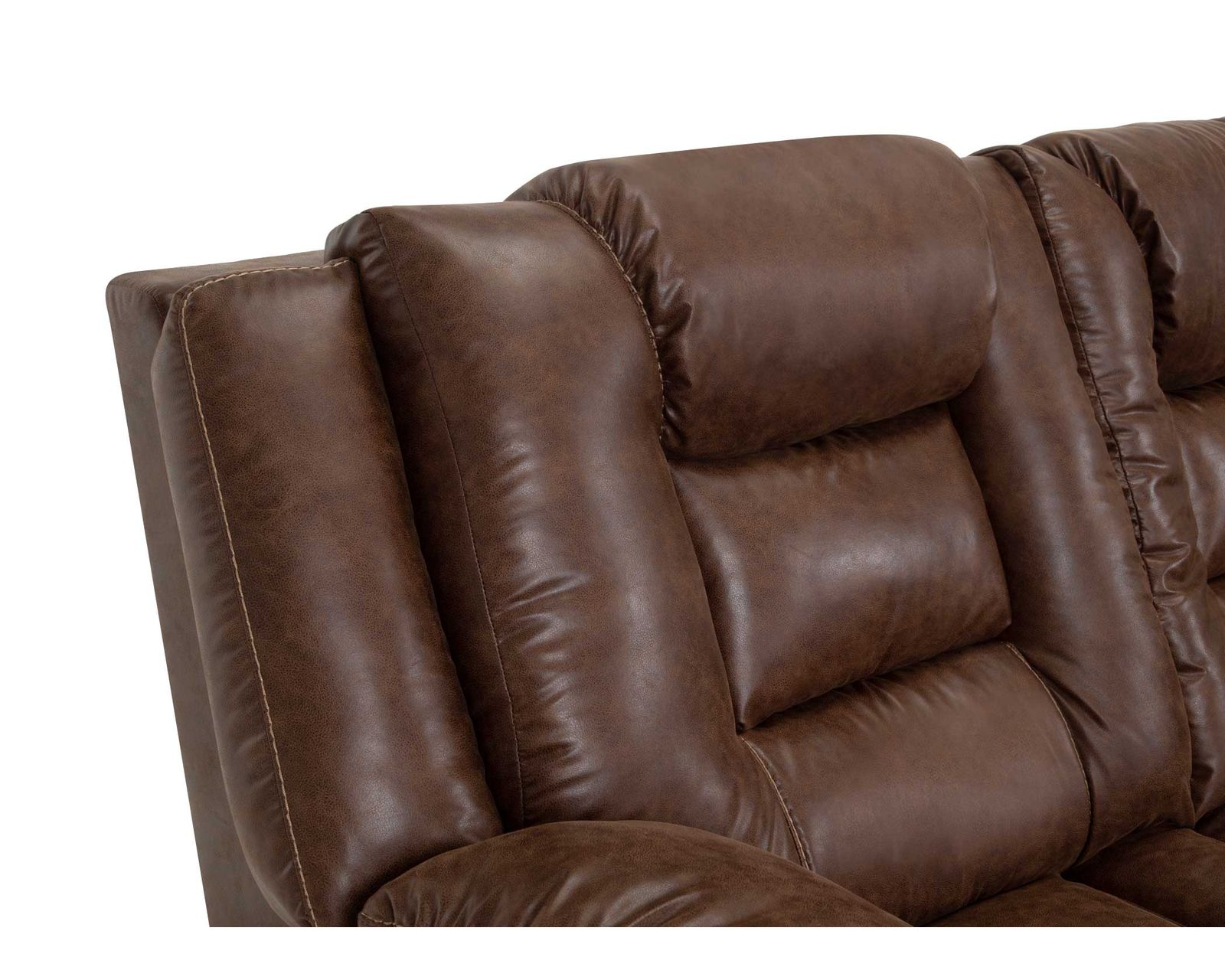 Hayworth 784 Power Headrest Power Reclining Sofa (95") Leather Like Fabric - Image 18