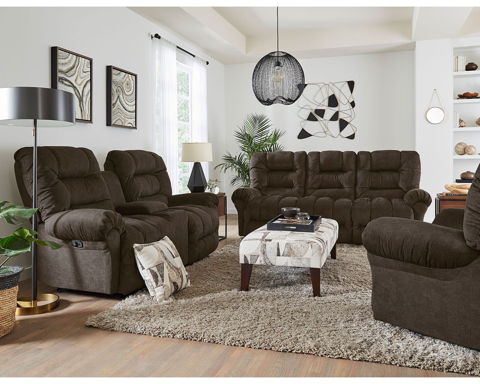Seger Double Reclining Sofa (+100 fabrics) 92" - Image 10