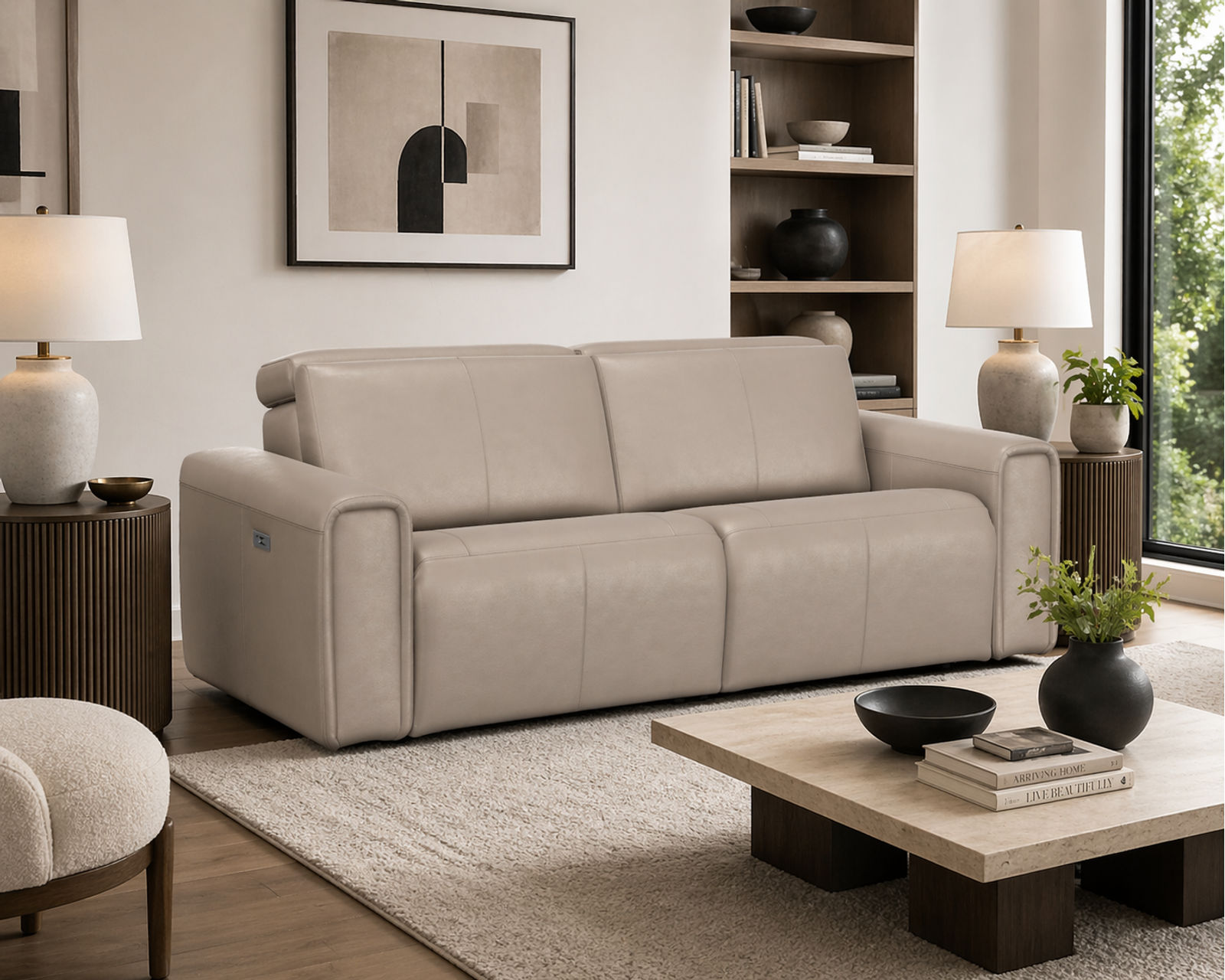 Nya Dual Power Reclining Sofa — Available in Standard & Wide Cushions, 140+ Leather Options, and 84", 87", or 116" Widths - Image 19