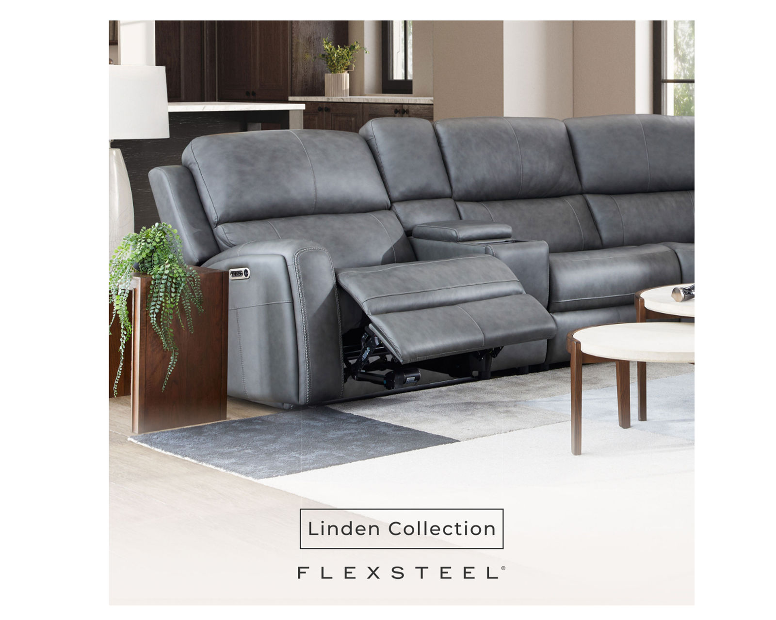 Linden 1043 Triple Power Zero Gravity Reclining Sectional (2 colors) in stock - Image 12