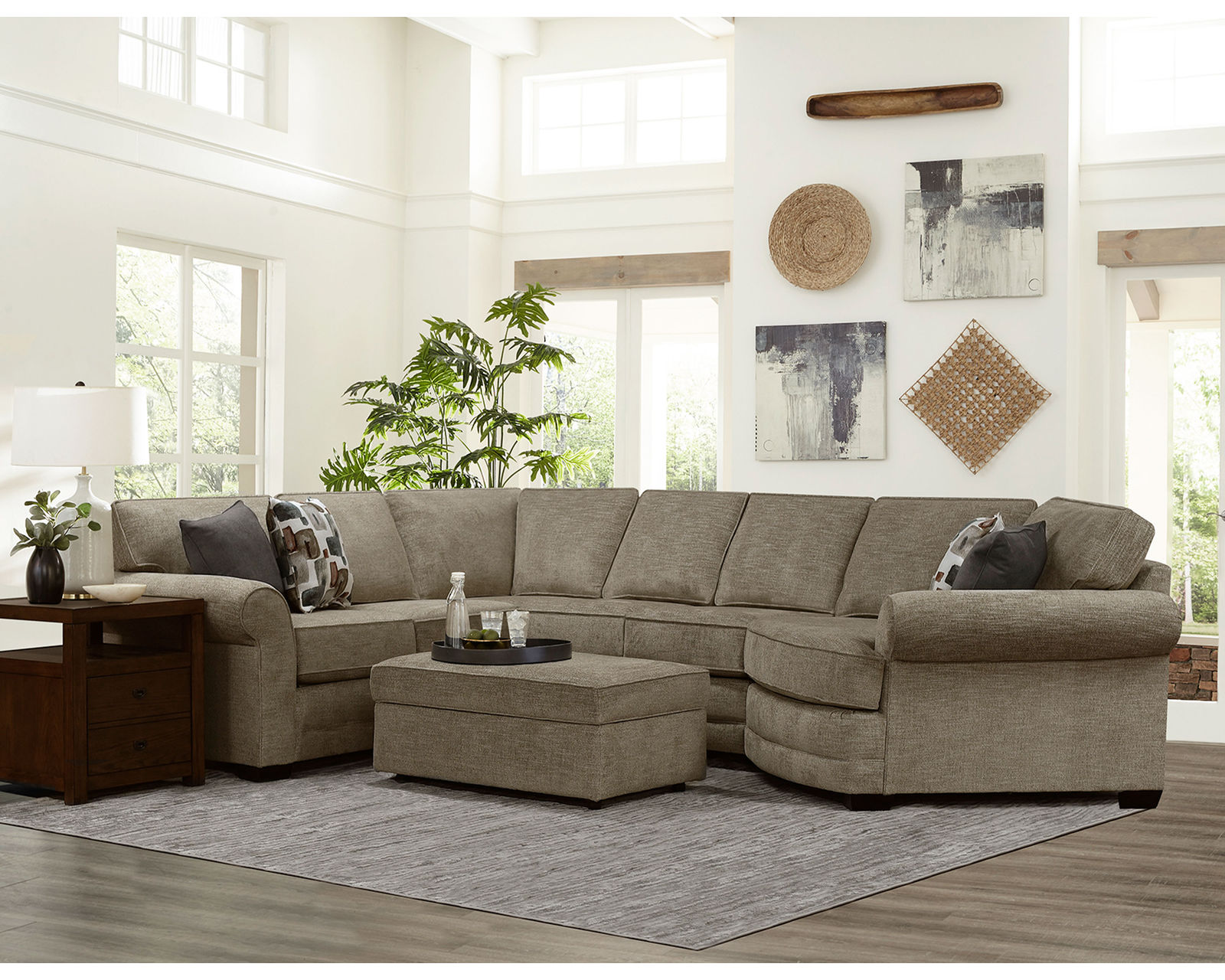 Brantley Stationary Sectional (+100 Standard and Performance Fabrics) - Image 16