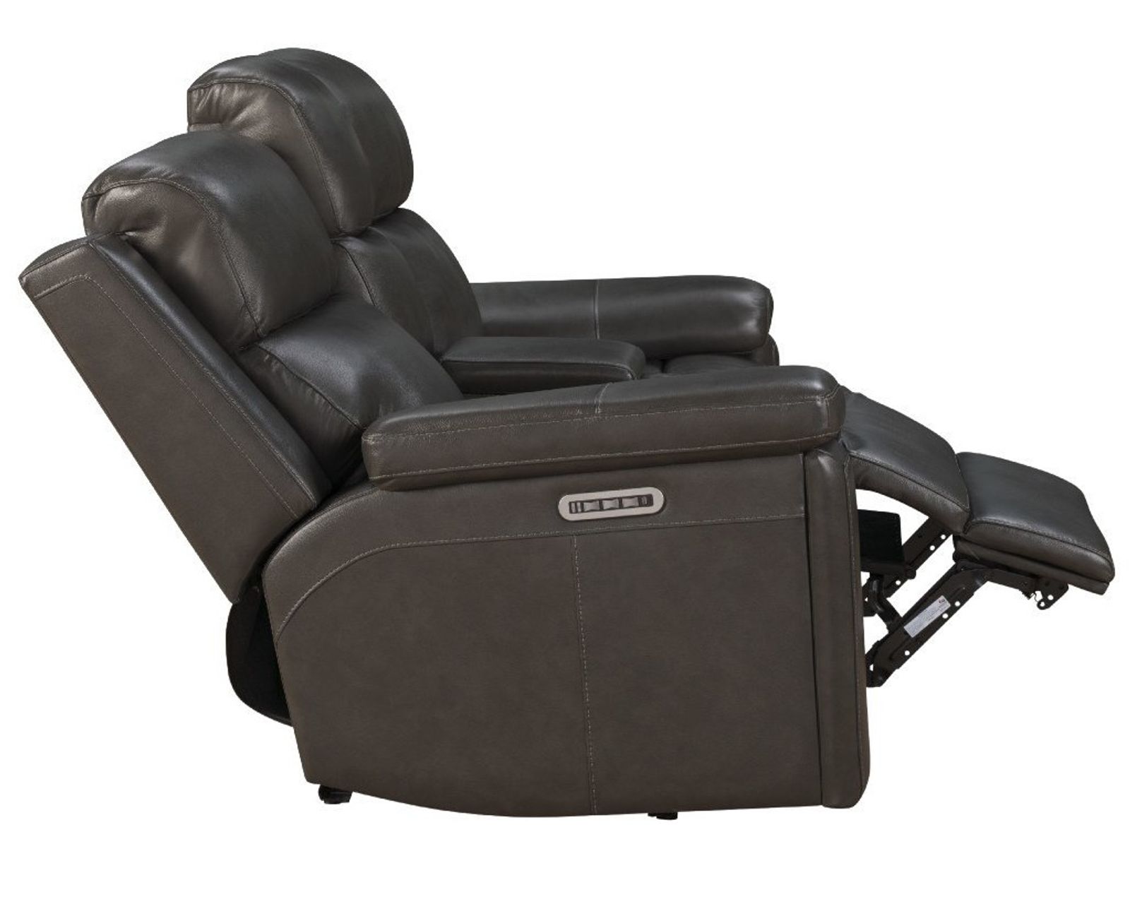Leon 87" Power Reclining Sofa w/Power Head Rests, Power Lumbar, Heat & Massage (Dropdown Table w/Smart Tabletop Control) In stock - Image 12