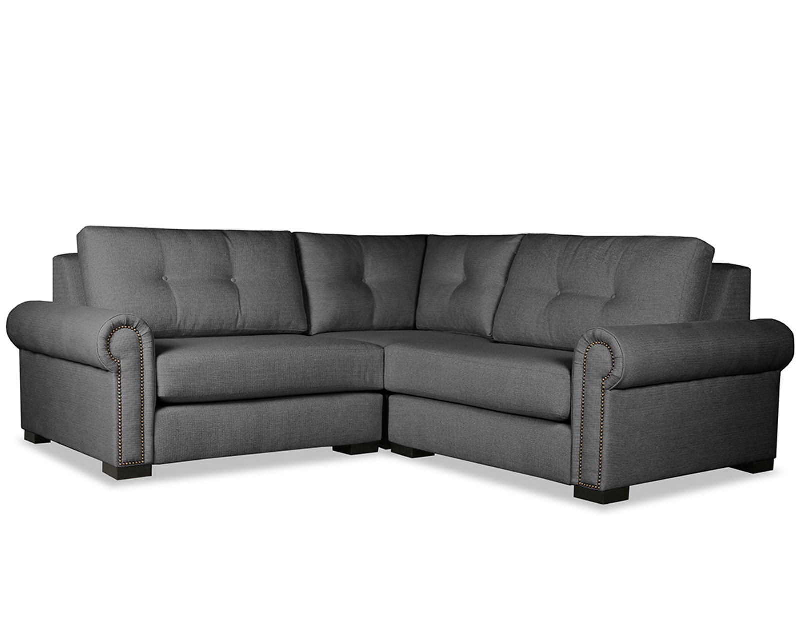 Sylviane Buttoned 3 Pieces Modular Sectional (Choice of Colors) - Image 3