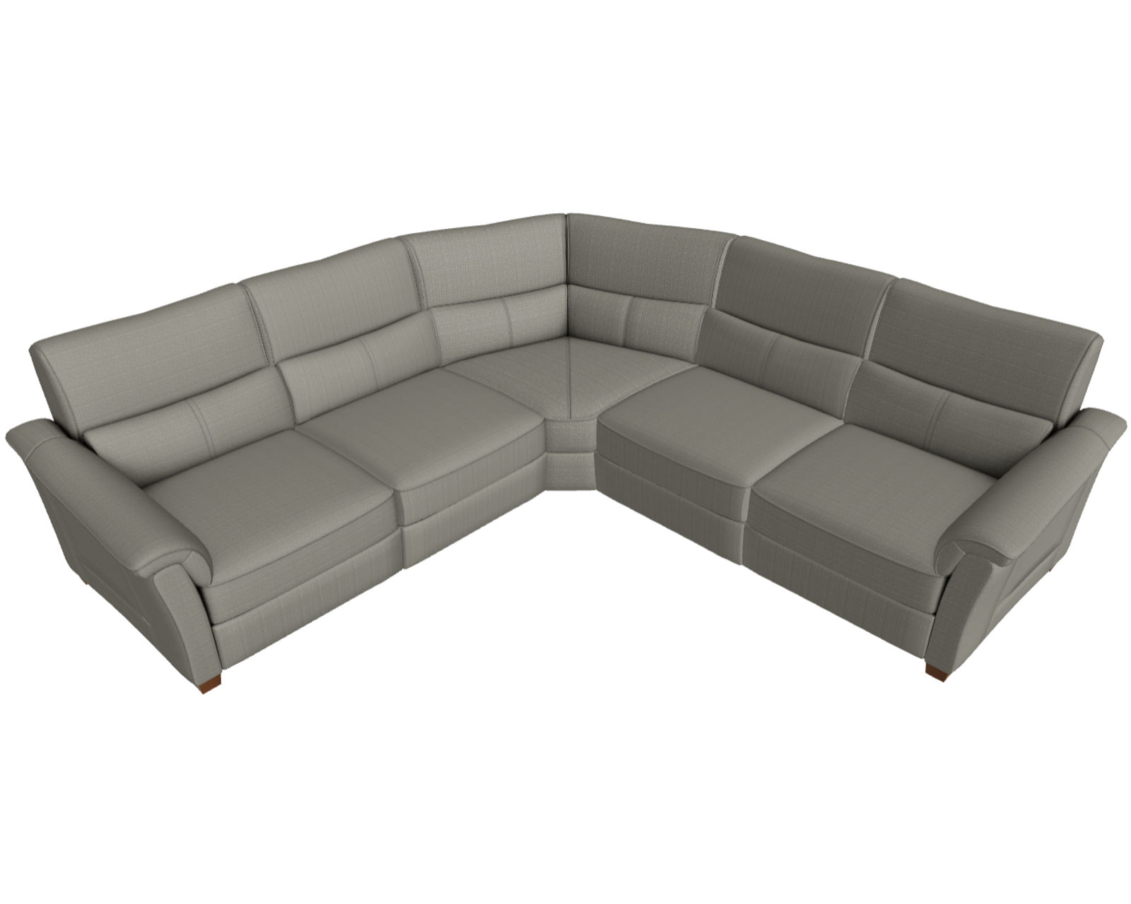 Astuzia C068 Fabric Power Headrest Power Reclining Sectional (Made to order fabrics) - Image 5