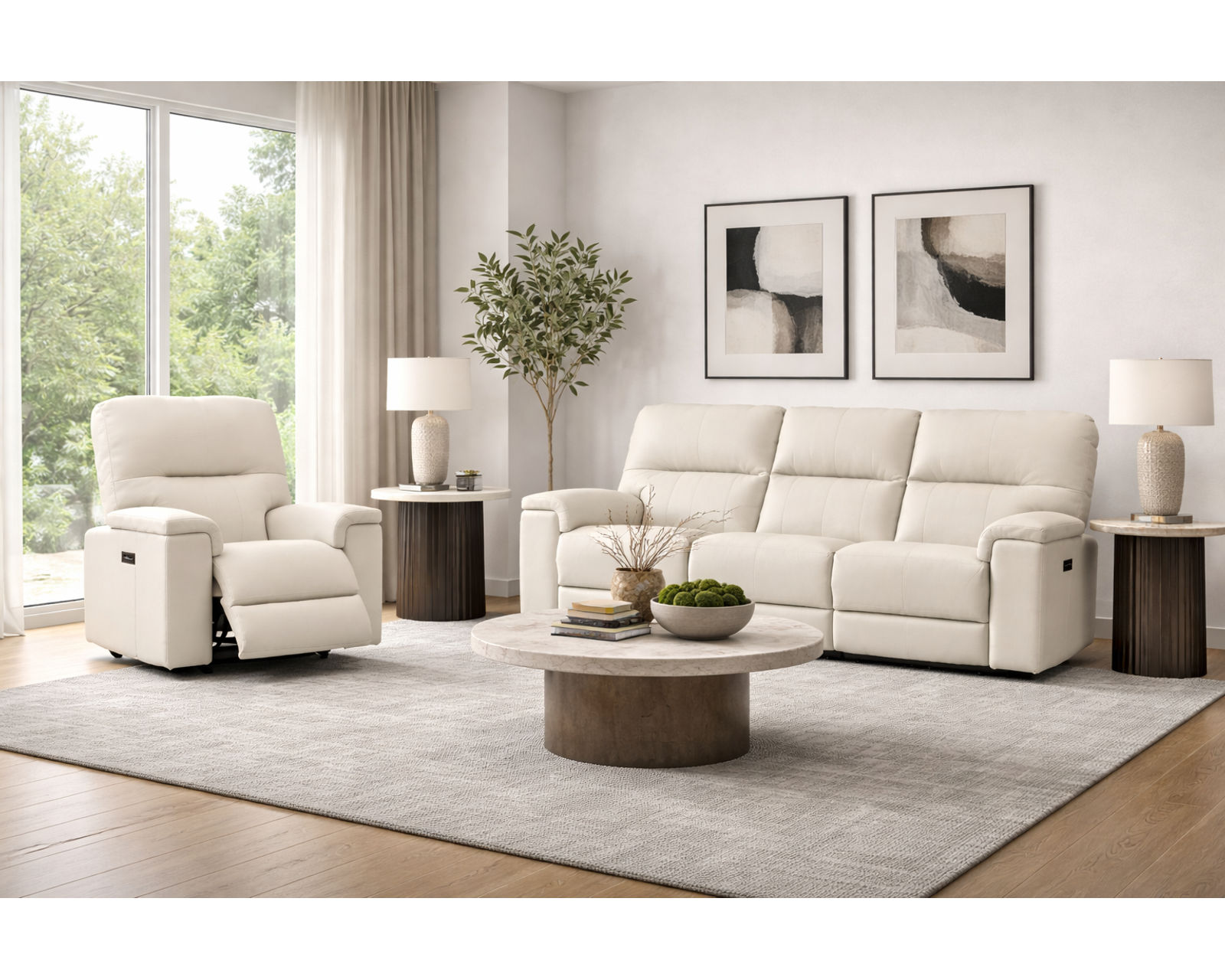 Maria Dual Power Reclining Sofa — Available in Standard & Wide Cushions, 140+ Leather Options, and 82", 85", or 114" Widths - Image 5