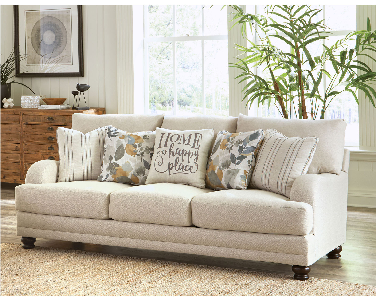 Jonesport 90" Stationary Sofa (farmhouse inspired) - Image 3