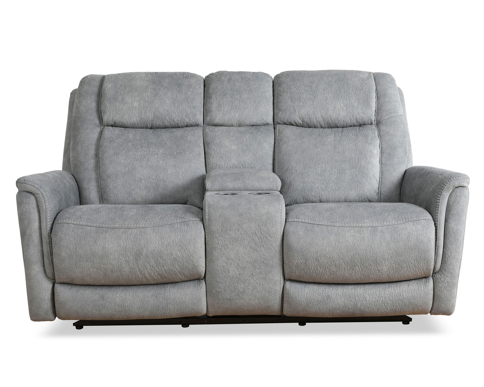 Linus 83" Zero Gravity Power Headrest Power Reclining Sofa (Grey) - Image 6