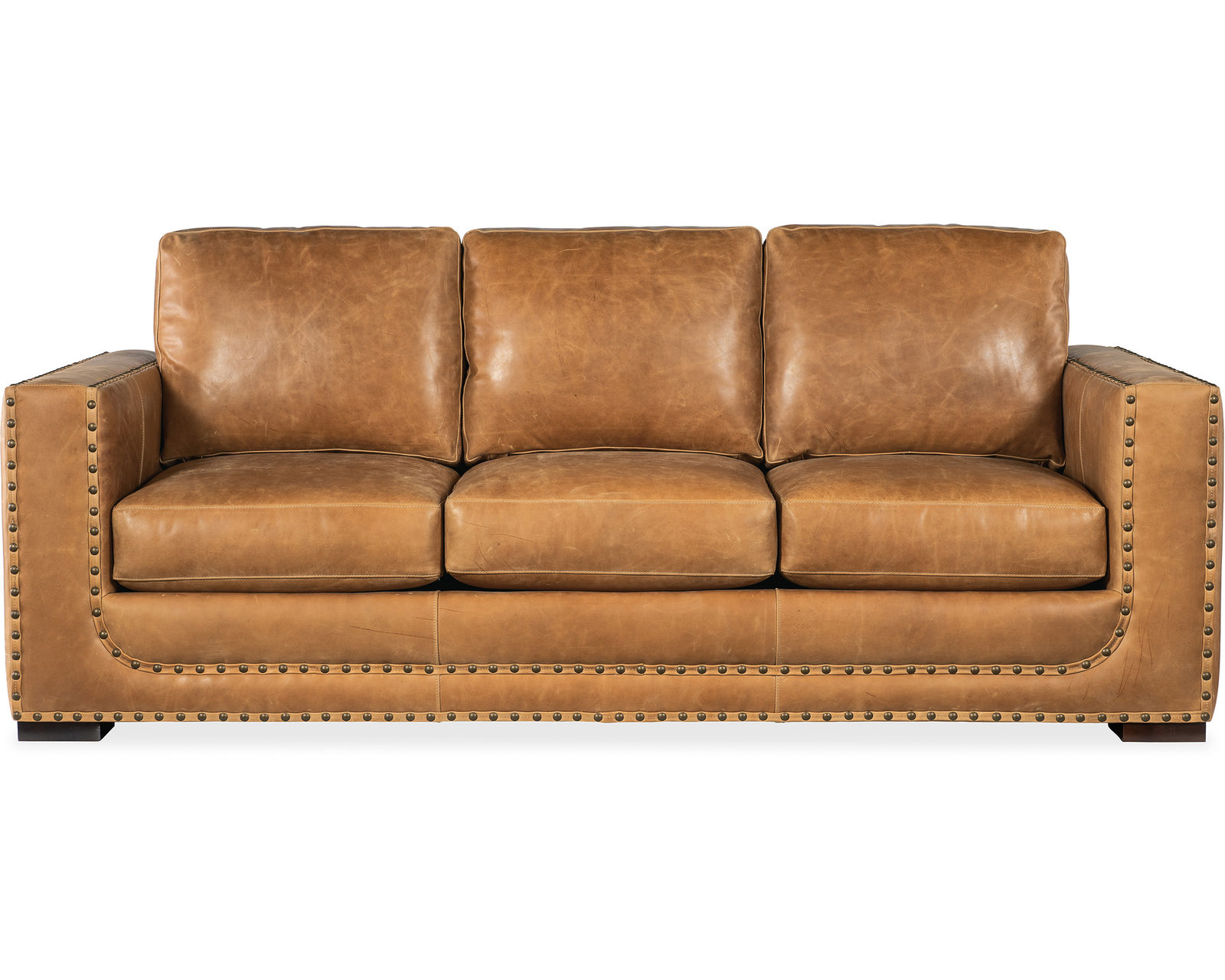 Bradington Young Kempton 631 Sofa (12 leathers) 8-Way Hand Tie - Image 6