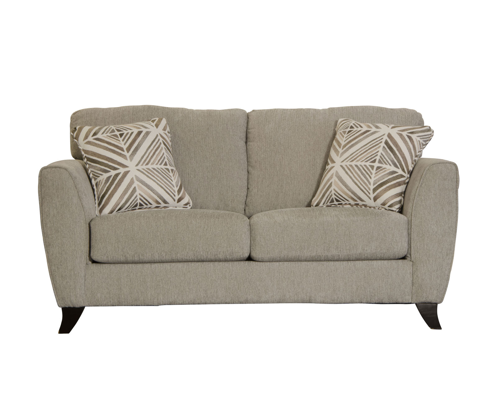 Alyssa 86" Sofa (Includes Pillows) - Pebble Fabric - Image 7