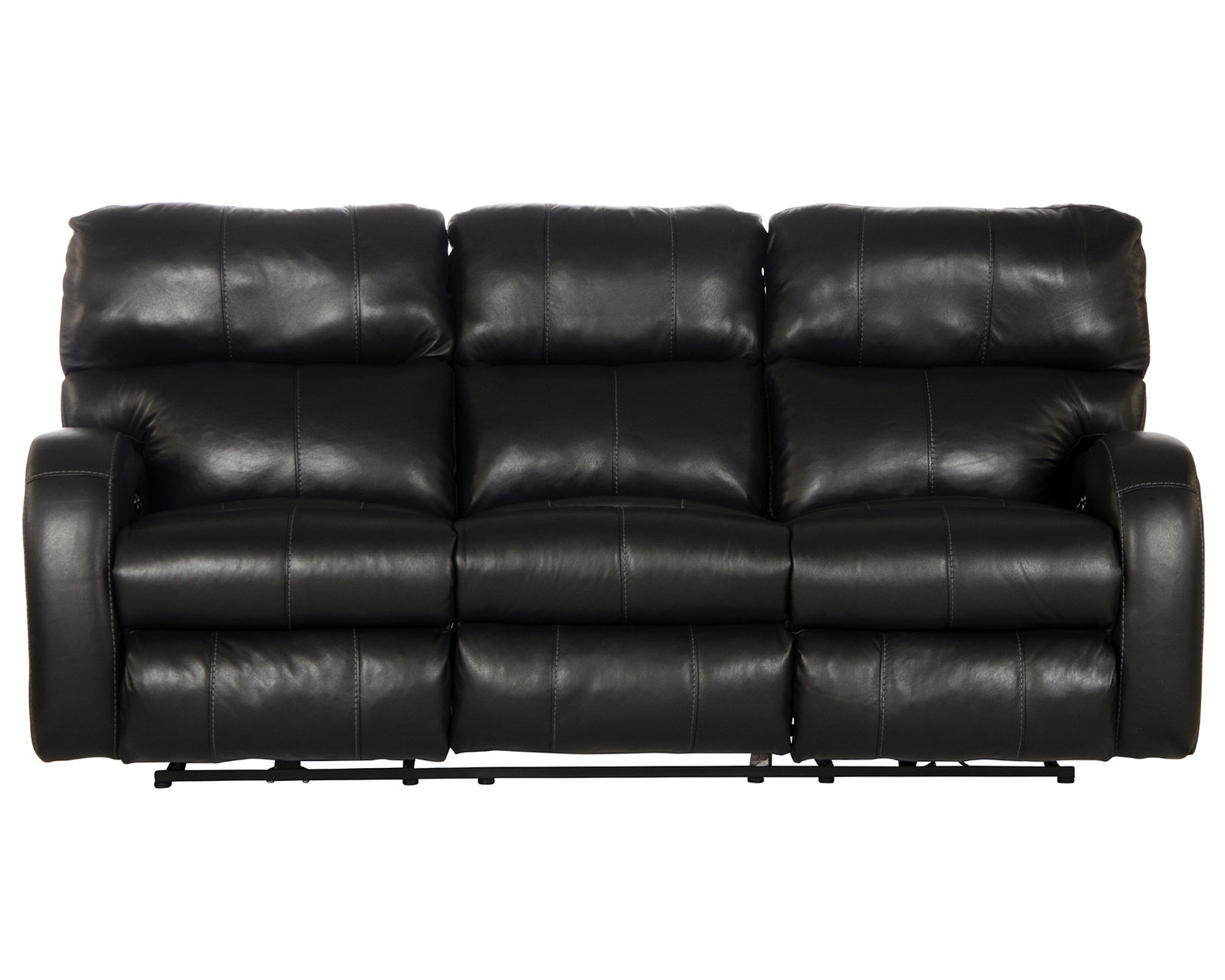 Angelo 83" Top Grain Leather Touch Power Headrest Power Reclining Sofa (Color choices) - Image 12
