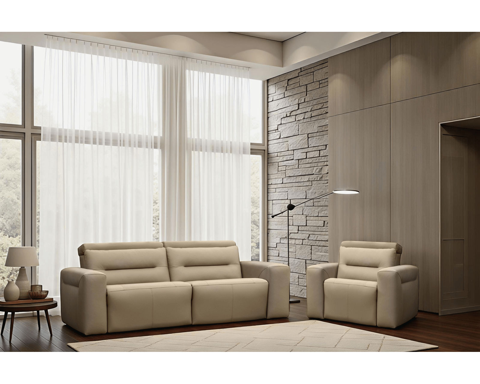 Hudson Dual Power Reclining Sofa — Available in Standard & Wide Cushions, 140+ Leather Options, and 82", 85", or 114" Widths - Image 4