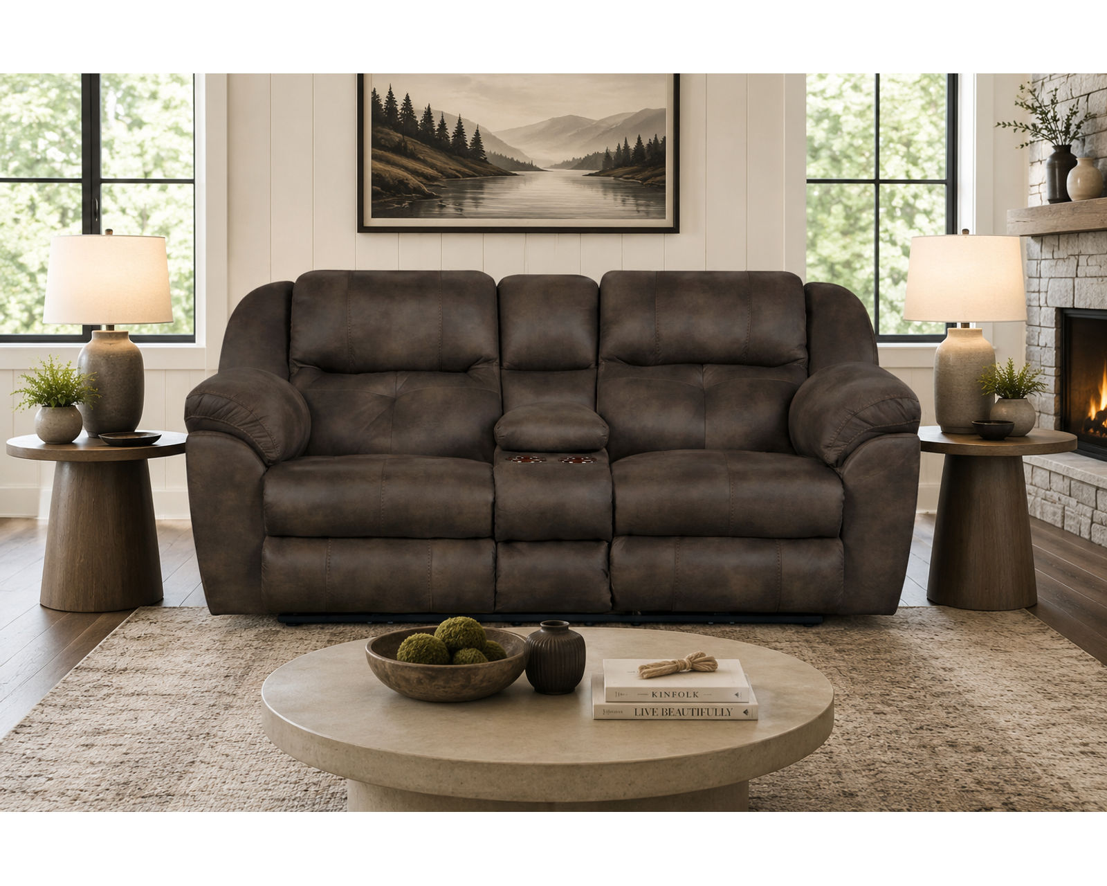 Ferrington 90" Power Headrest Reclining Sofa (Choice of Colors) - Image 12