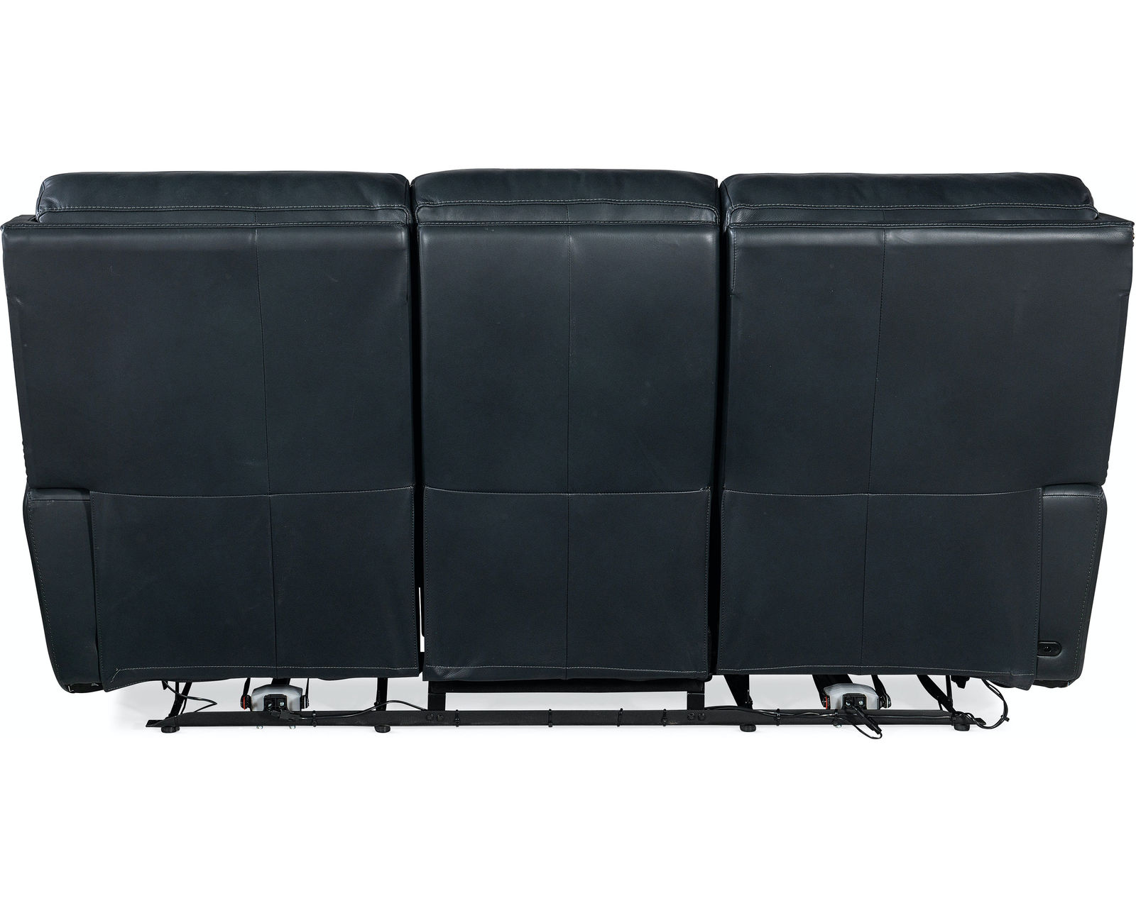 Ruthe ZeroGravity Power Sofa w/Power Headrest & Hidden Console (Denim Top Grain Leather) - Image 7