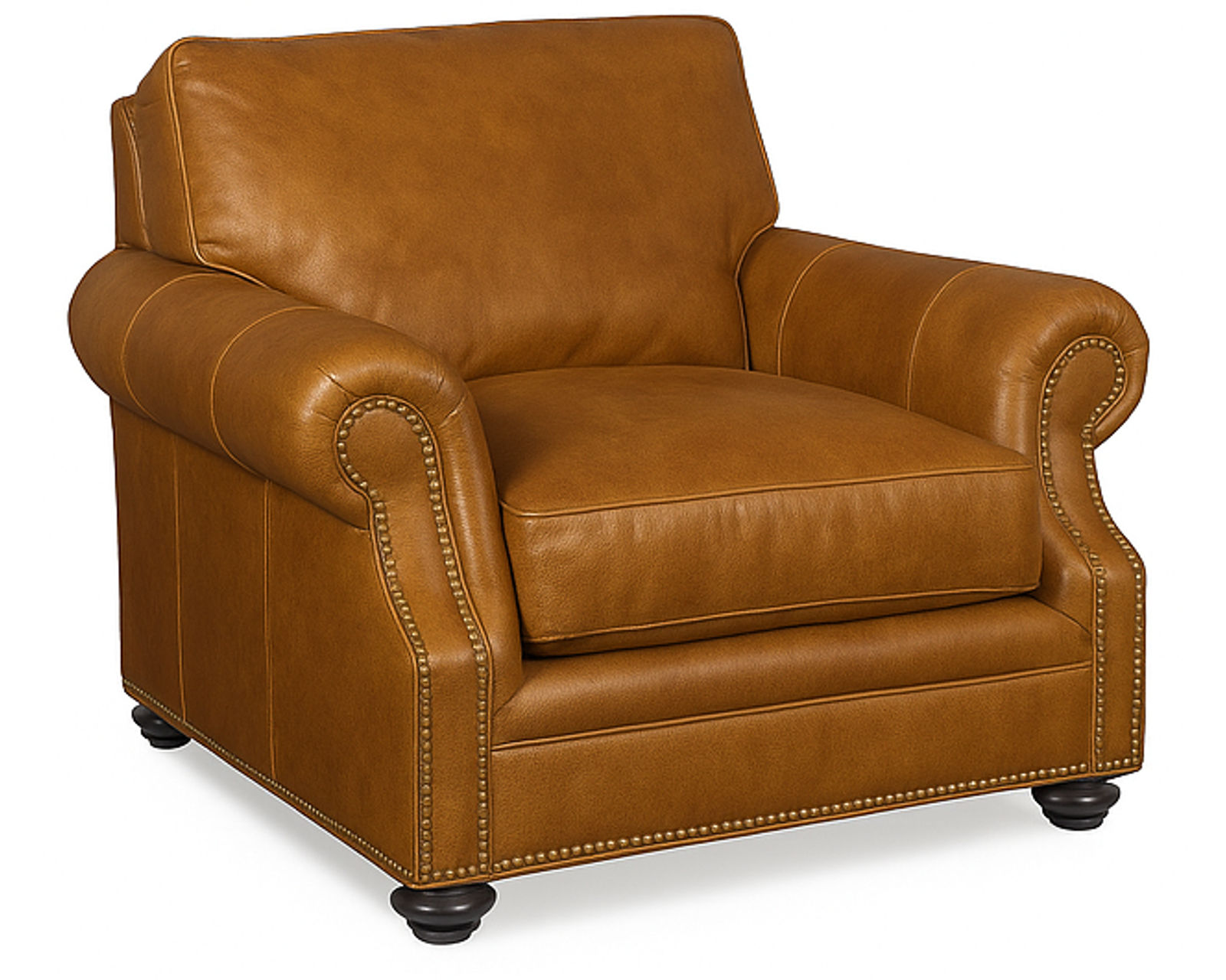 Bradington Young Warner 220 Loveseat (12 leathers) 8-Way Hand Tie - Image 7