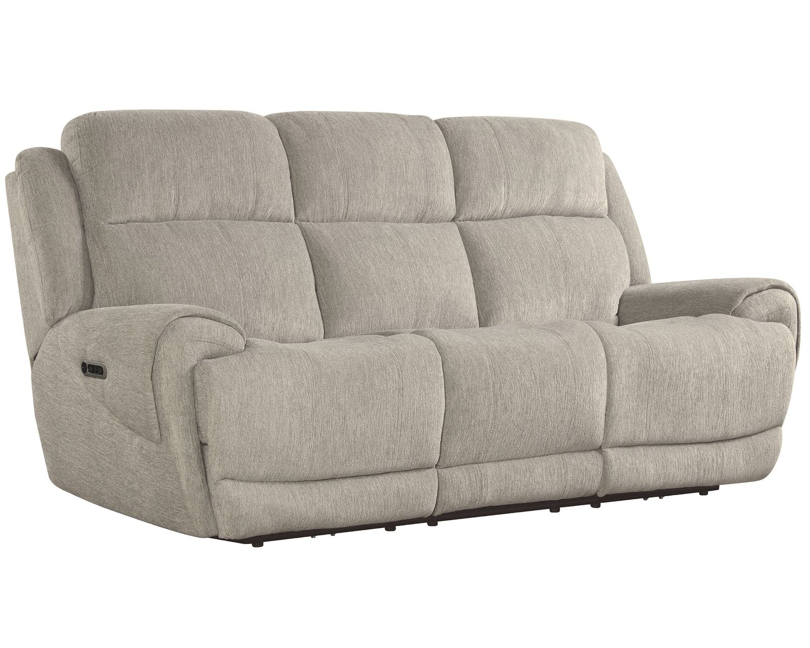 Spencer 91" Power Headrest Power Reclining Sofa Pebble (In stock - Fast shipping) - Image 2