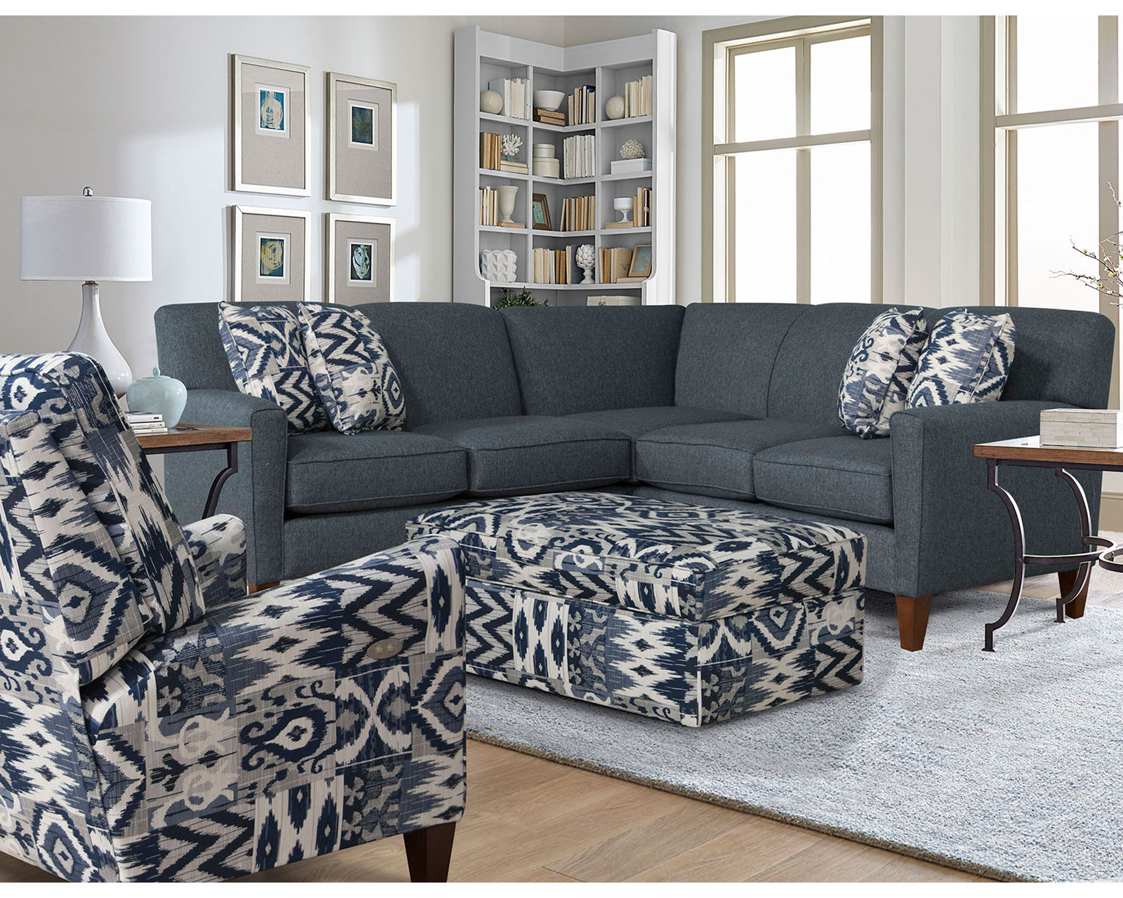 Collegedale Stationary Sectional (+100 Standard and Performance Fabrics) - Image 2