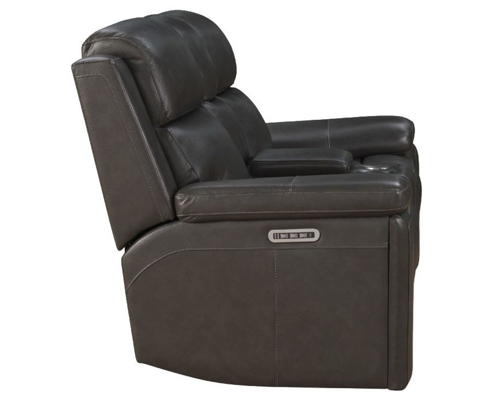 Leon 87" Power Reclining Sofa w/Power Head Rests, Power Lumbar, Heat & Massage (Dropdown Table w/Smart Tabletop Control) In stock - Image 11