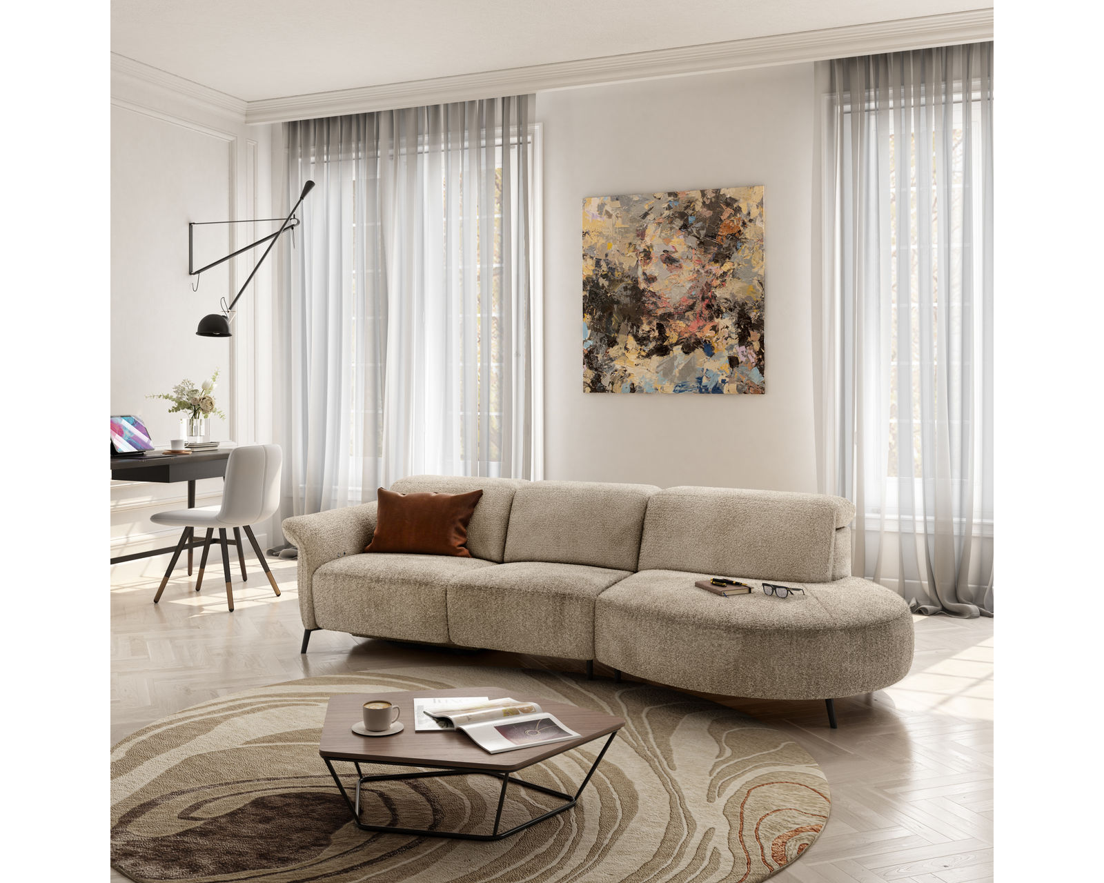 Venezia C300 Sectional (+50 leathers) - Image 13