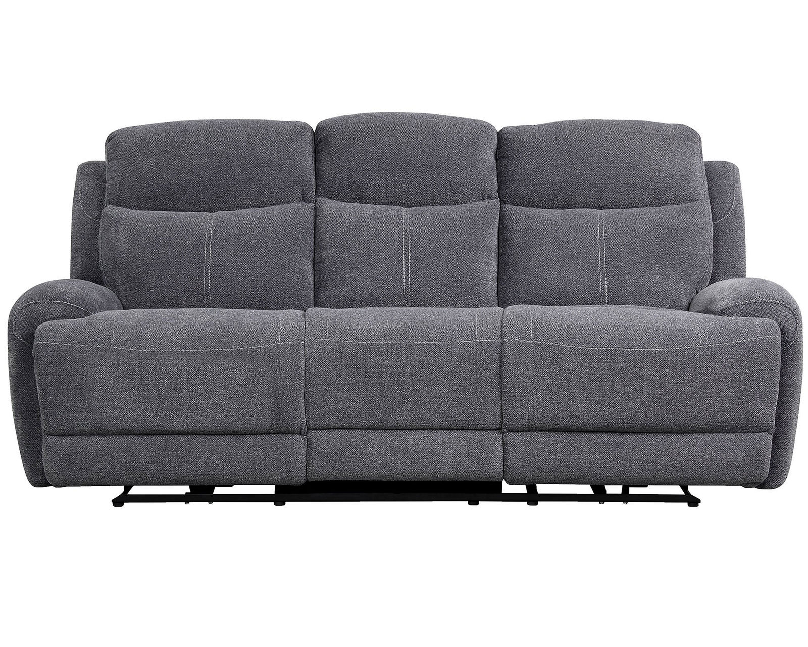 Bowie Grey Power Headrest Power Reclining Sofa