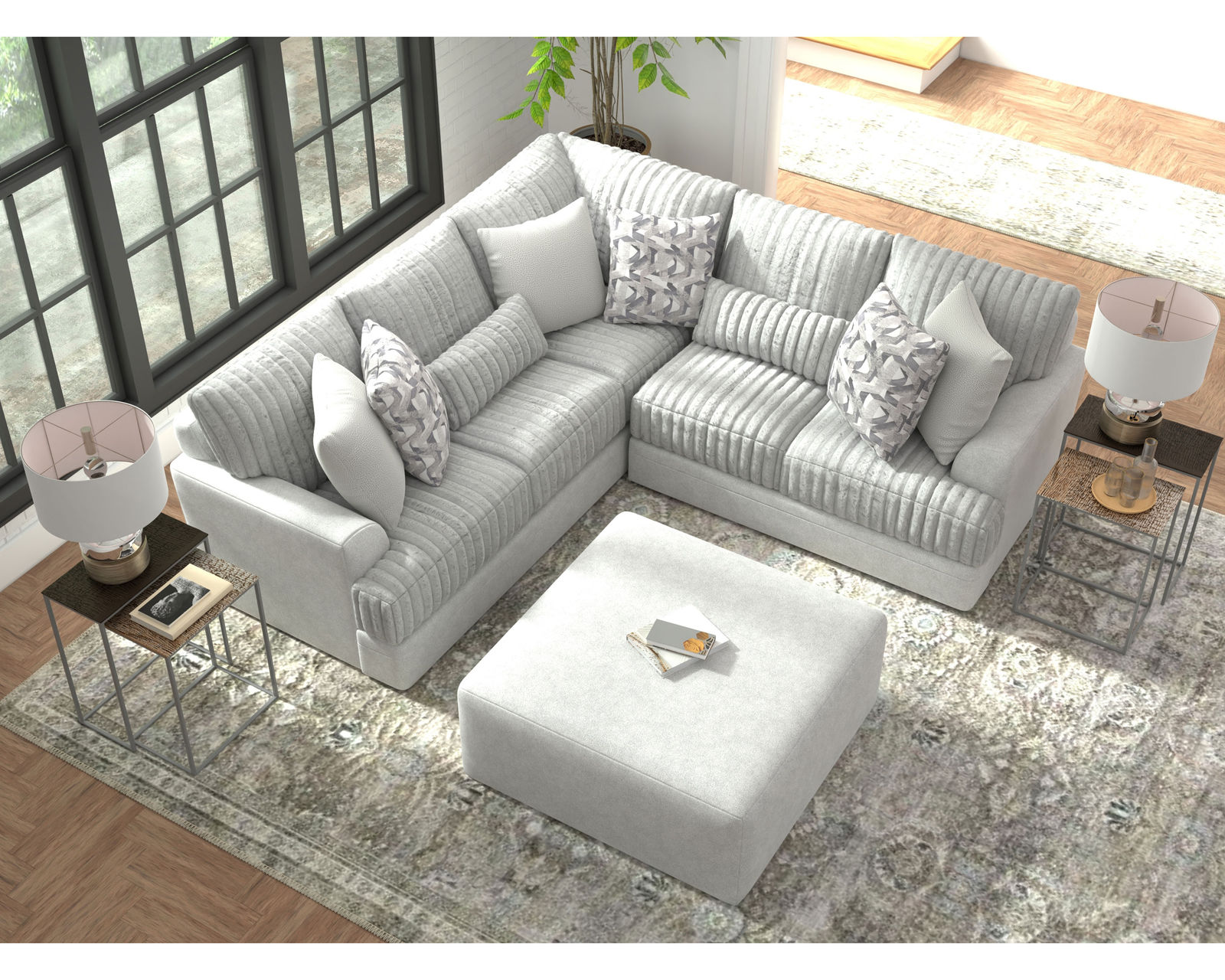 Titan 3480 Stationary Sectional - Image 6