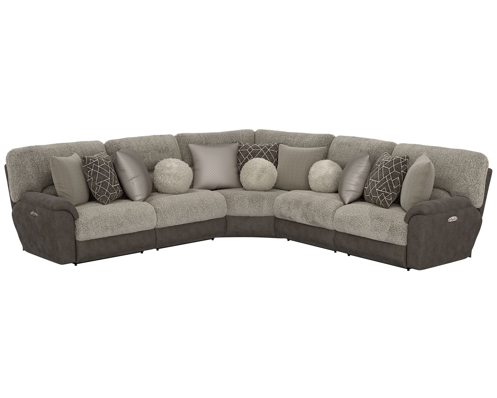Rendezvous Deep Seat Modular Power Reclining Sectional (includes pillows) 400 lb. weight capacity - Image 2
