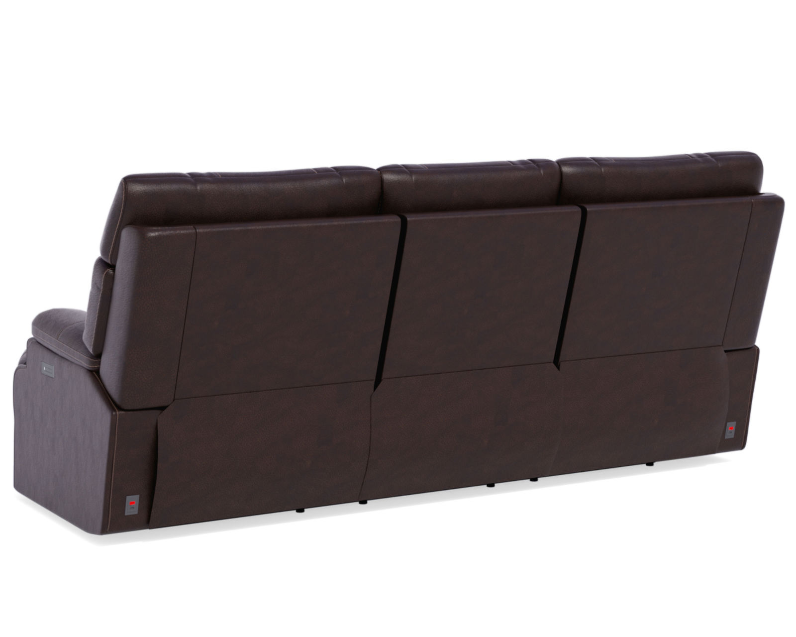 Clive Leather Power Reclining Loveseat with Power Headrests and Lumbar (375-70) - Image 6
