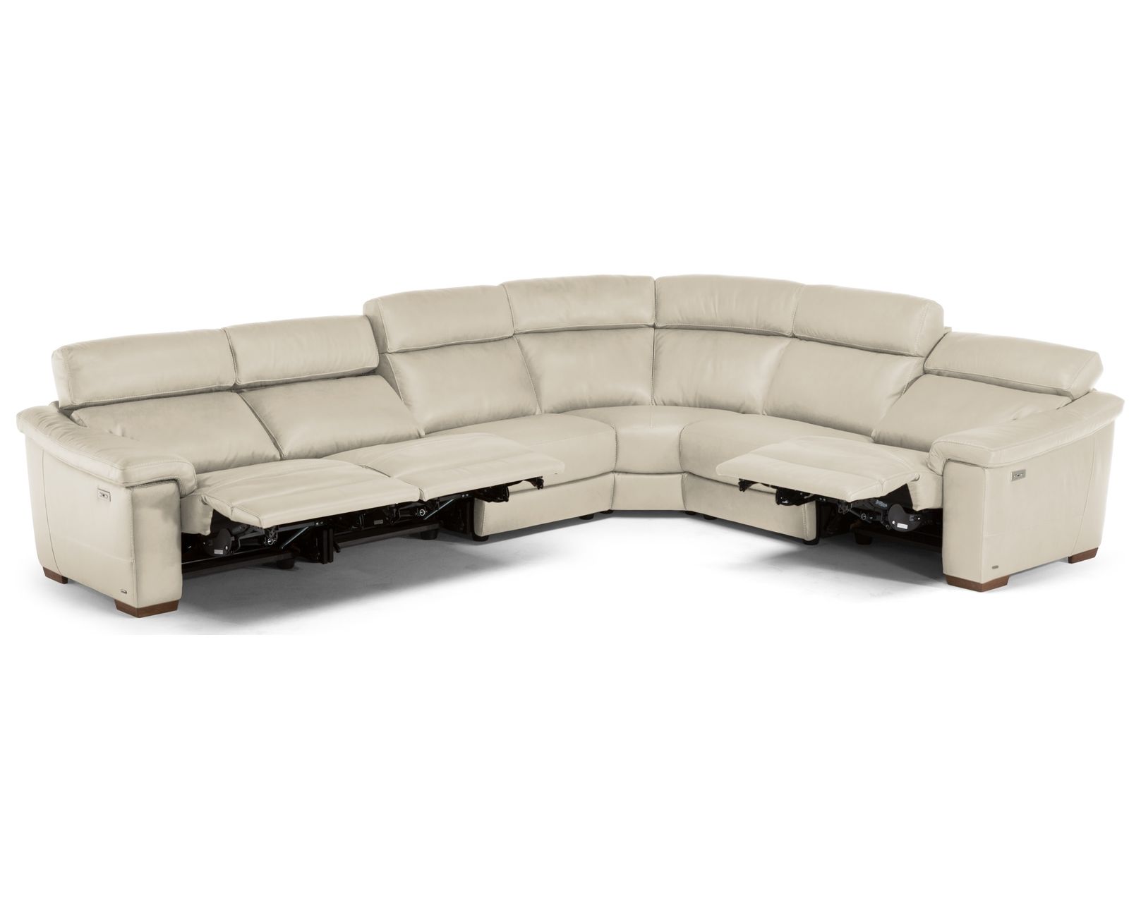 Giulivo C115 Power Headrest Power Reclining Sectional (+50 leathers) - Image 5