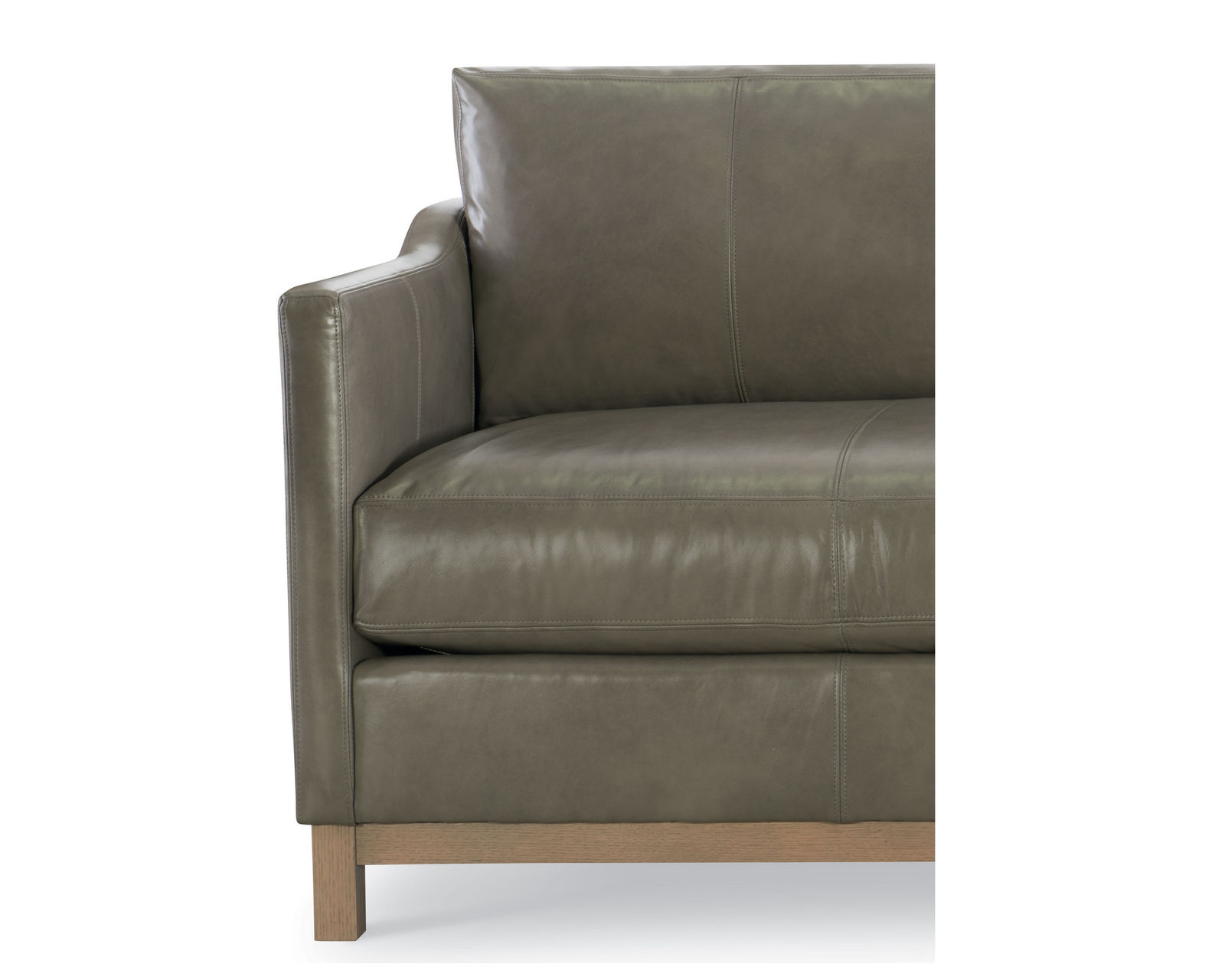 Ryan 84" or 96" Leather Sofa (Made to Order Leathers) - Image 2
