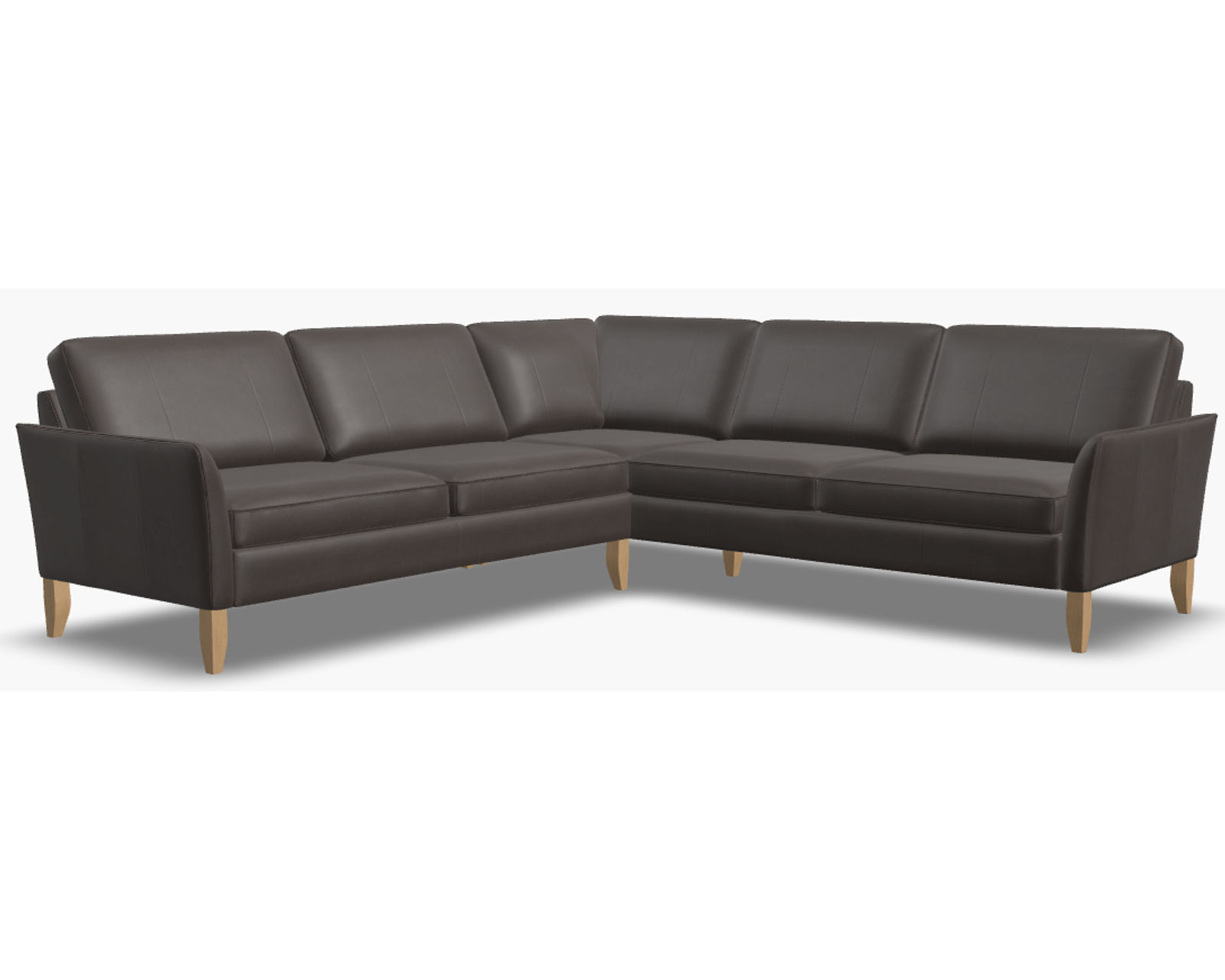 Soren 77172 Flared Arm Sectional (+100 leathers)