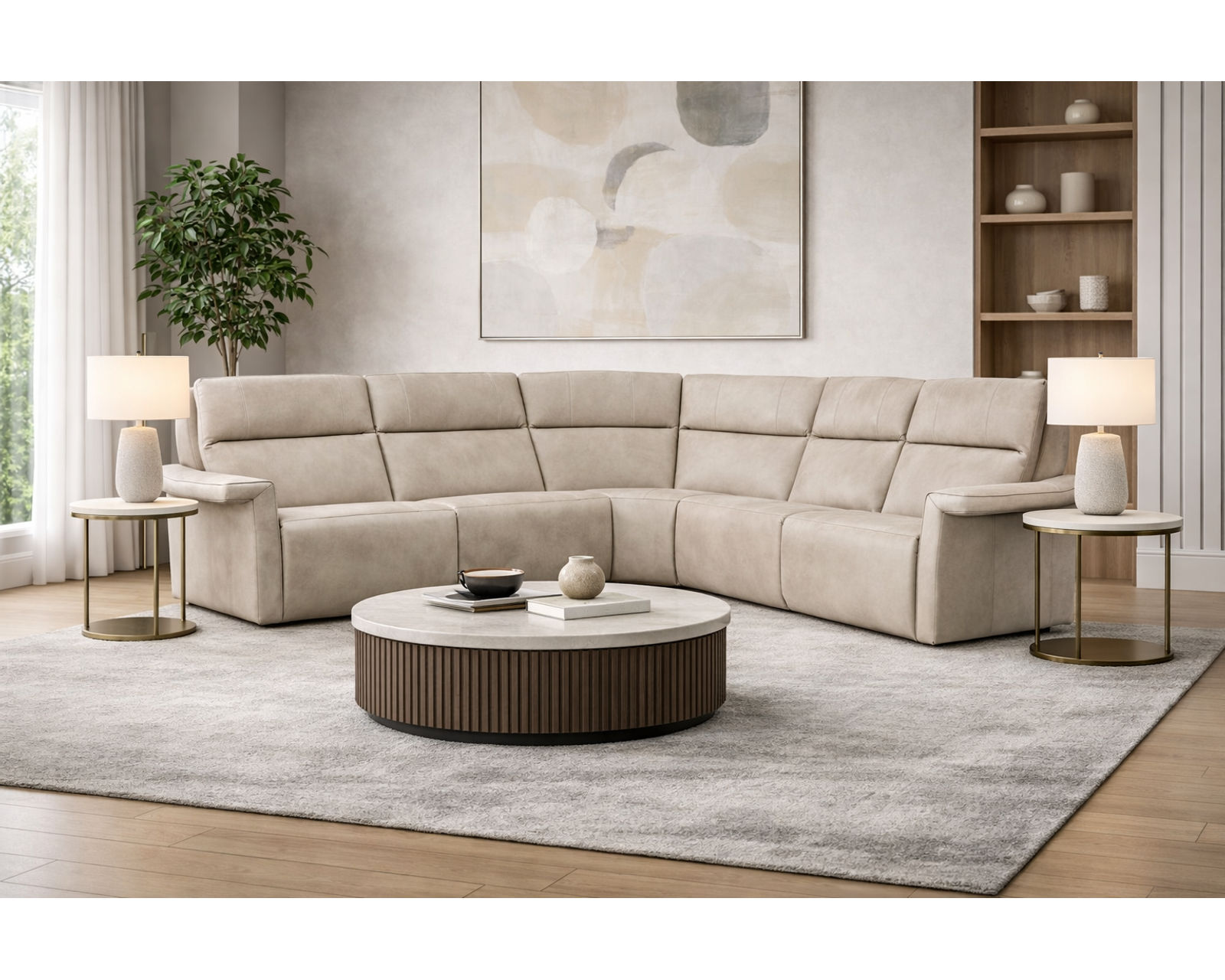 Finn 4022 Power Headrest Power Reclining Sectional (standard and wide seat widths) +140 leathers - Image 13