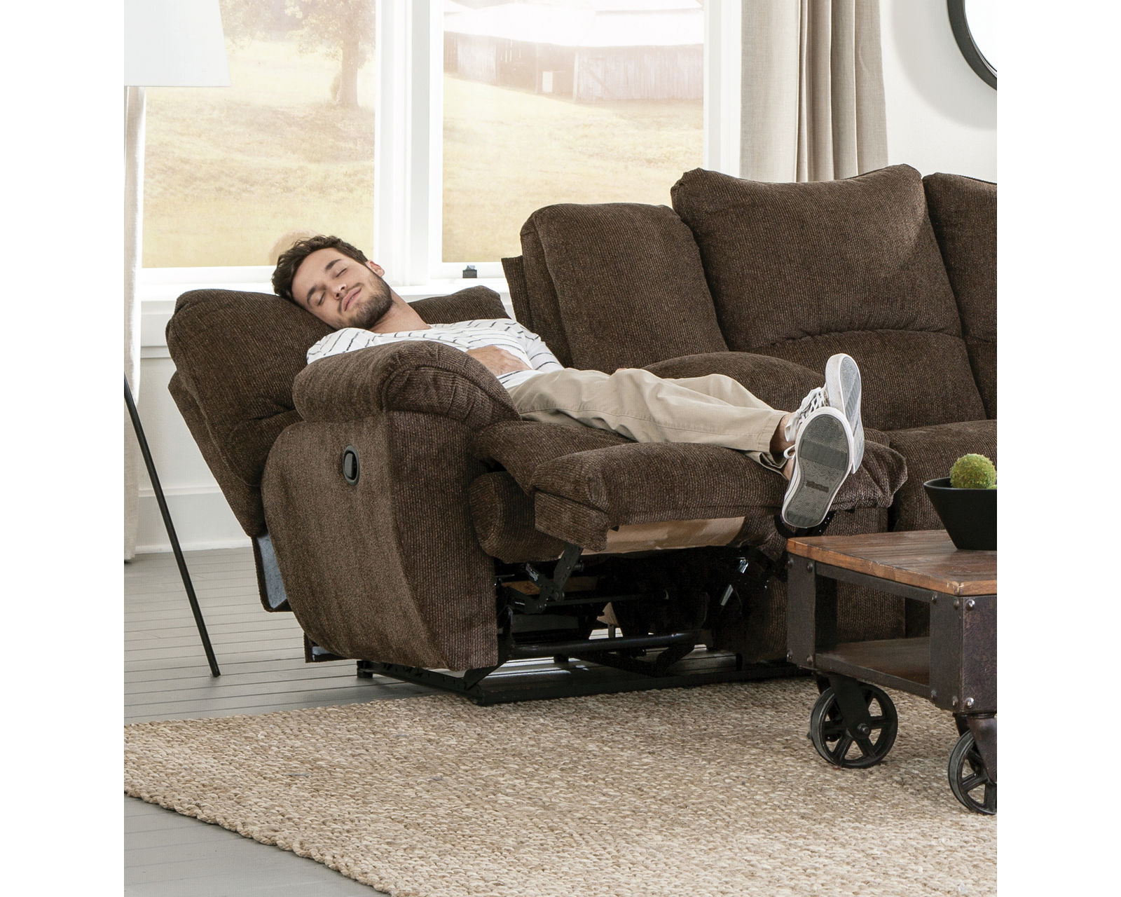 Elliot Reclining Sectional (Colors available) - Image 4