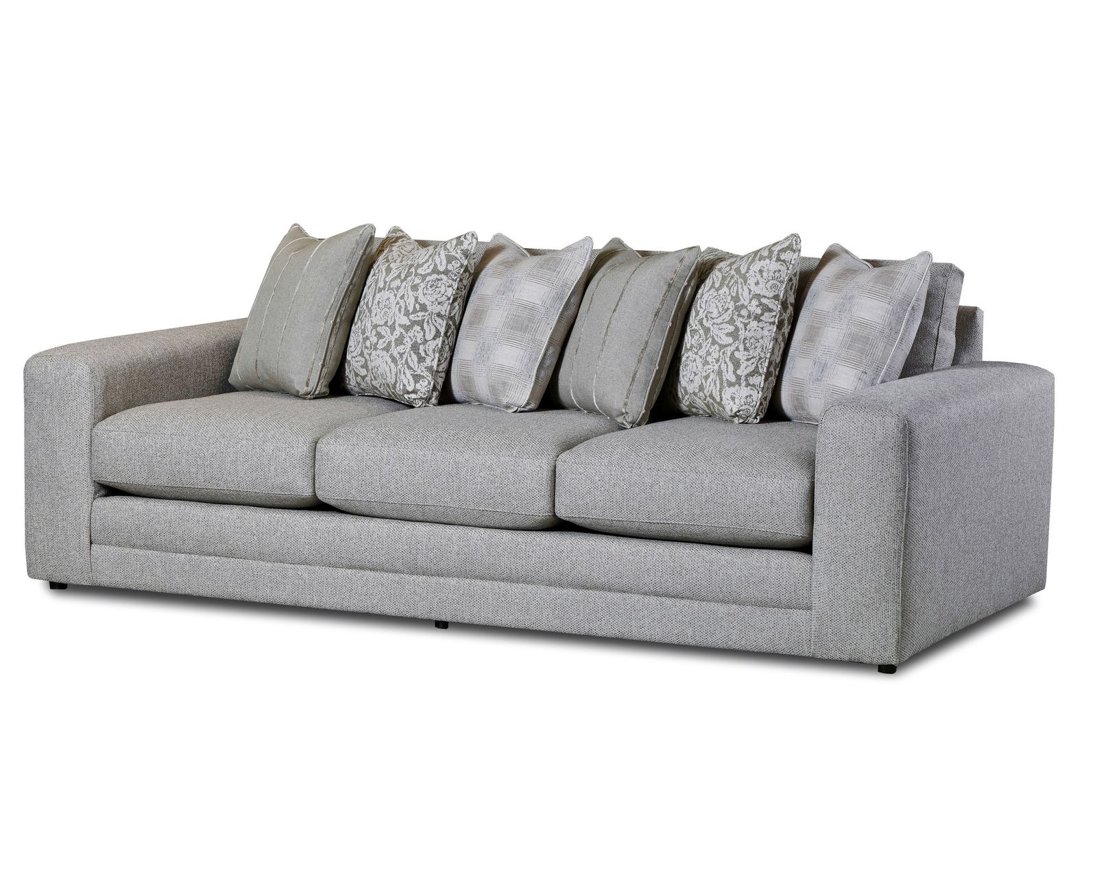 Missionary Raffia 98" Sofa - 7003-00 (includes pillows) performance fabric) - Image 4