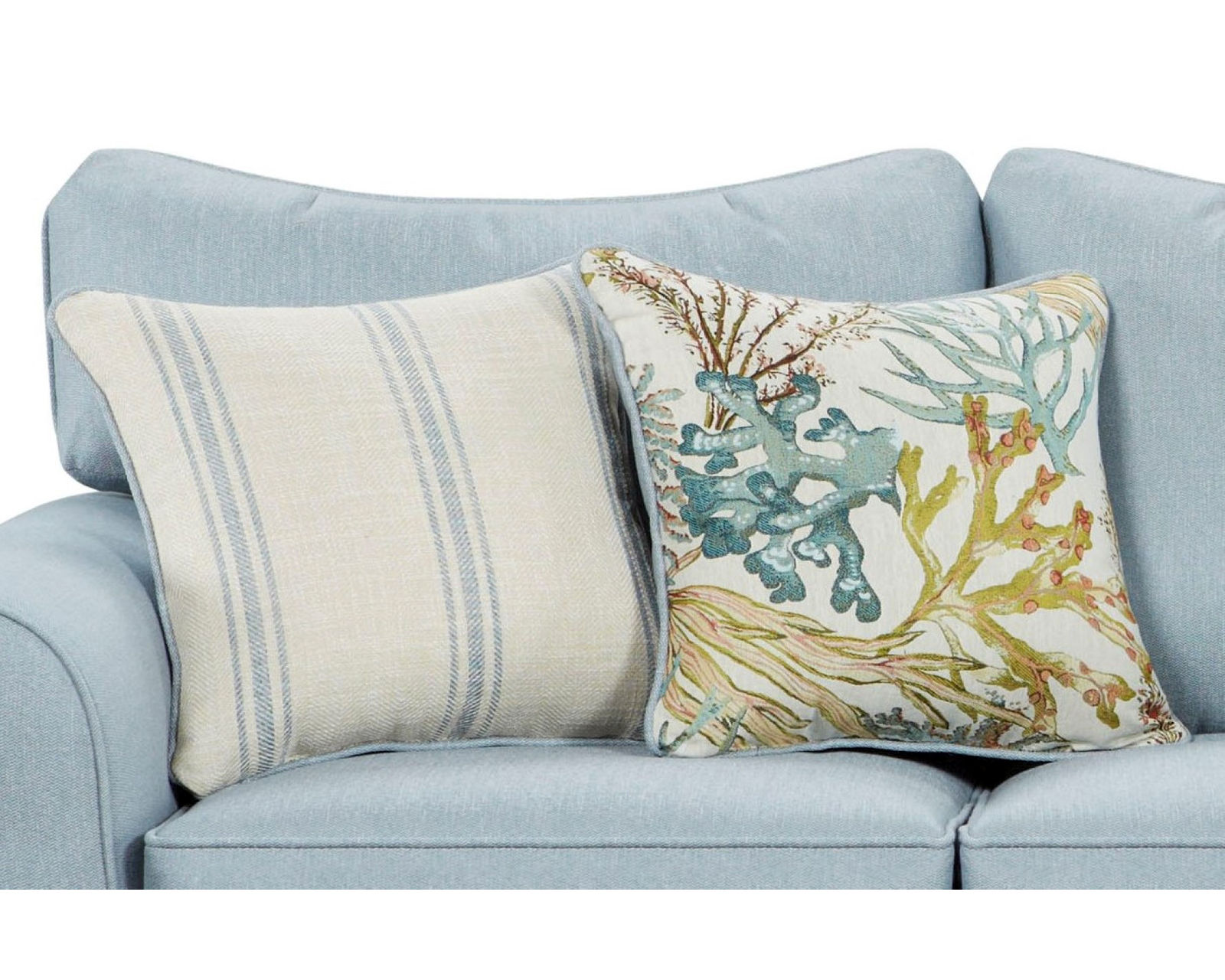Labyrinth Sky 88" Sofa - 1140 (includes pillows) - in stock - Image 2