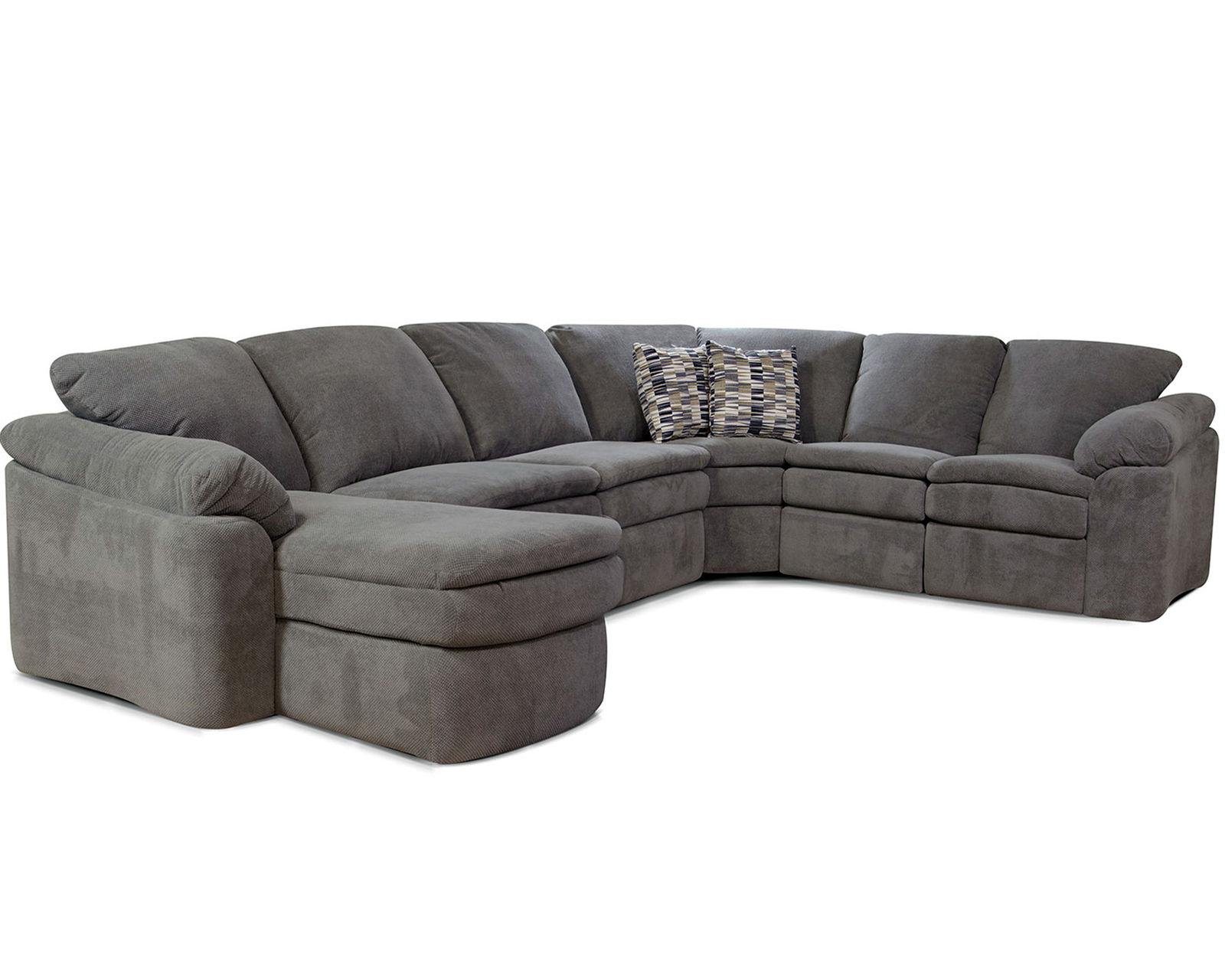 Seneca Falls 7300 Reclining Sectional  (+100 Standard and Performance Fabrics)