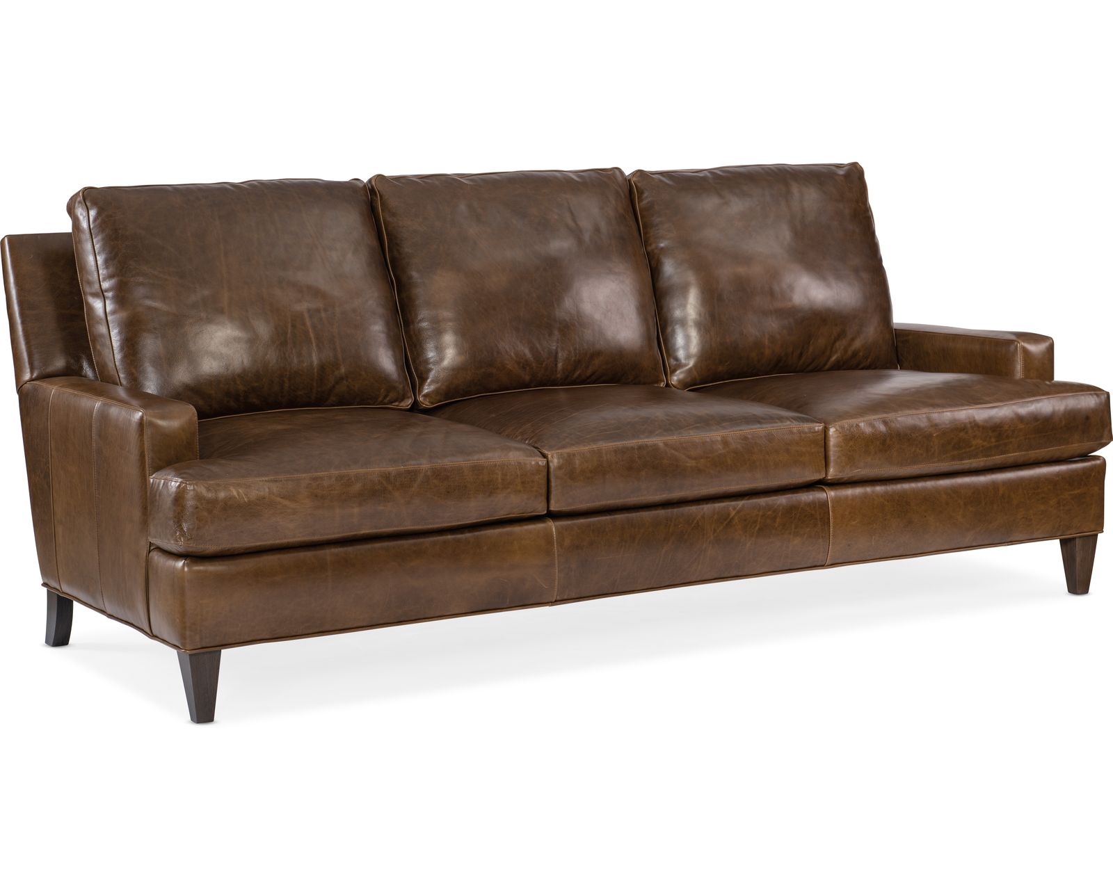 Bradington Young Barker 478 Sofa (12 leathers) 8-Way Hand Tie