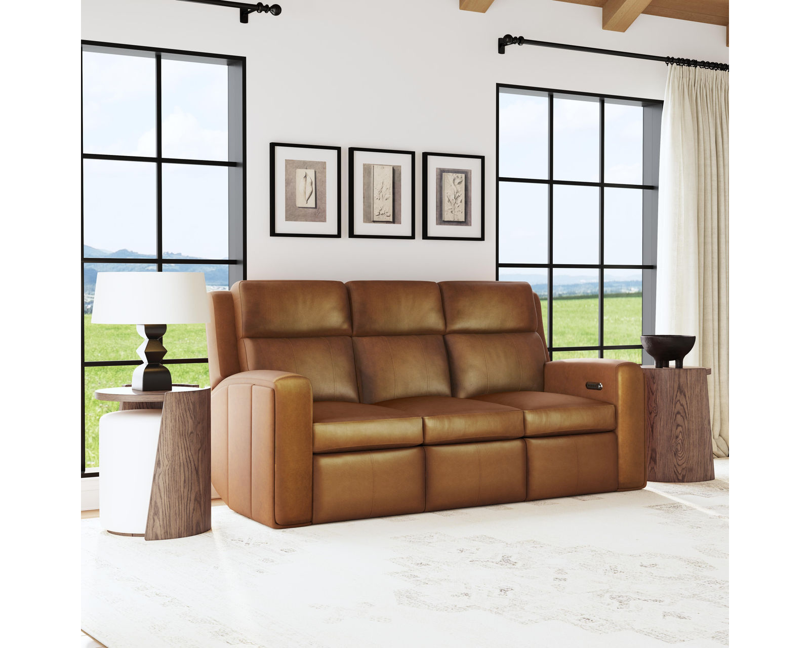 Wyatt 1596 Triple Power Reclining Console Loveseat 705-72 (85") 2 colors - in stock - Image 13