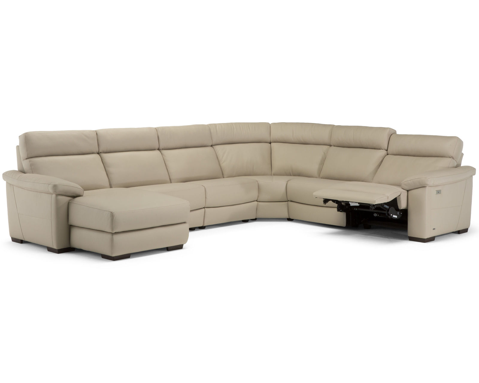 Estremo C126 Power Headrest Power Reclining Sectional (+50 leathers) - Image 2