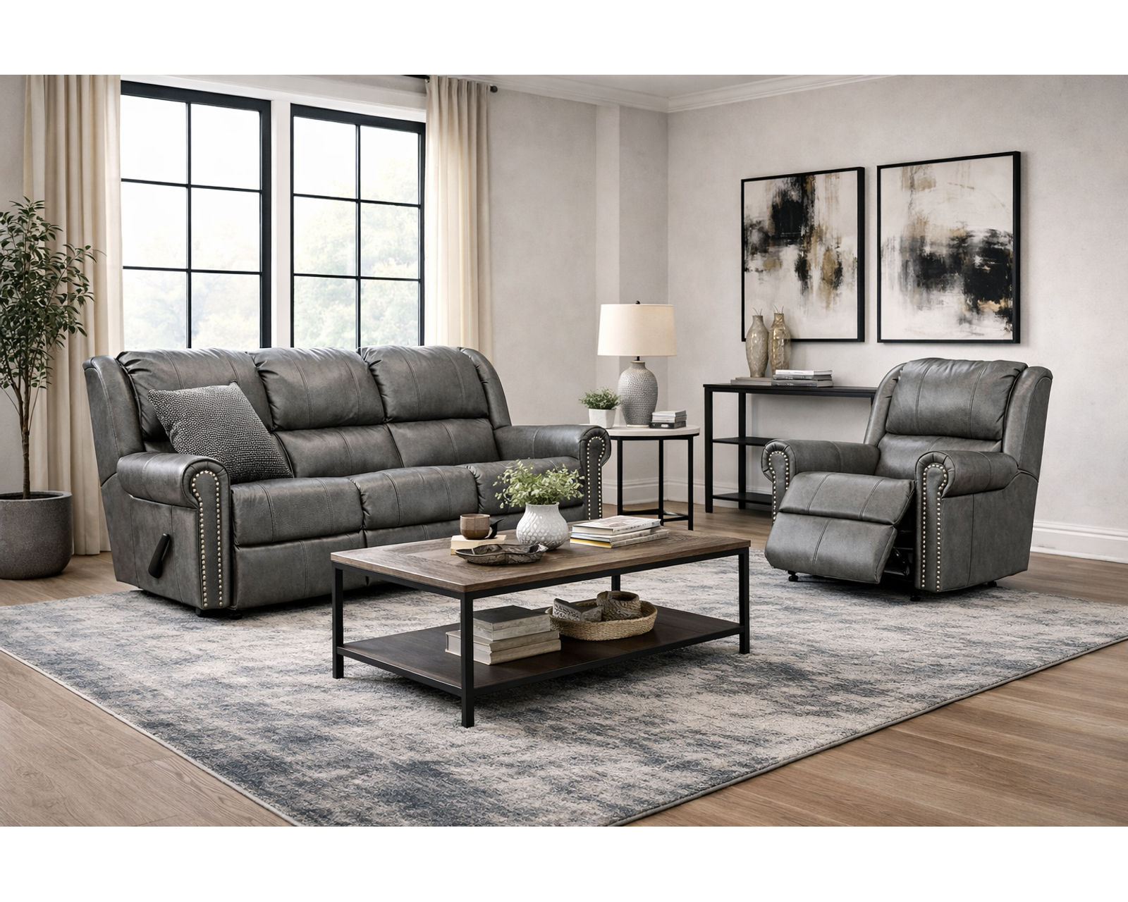 Rebecca Reclining Sofa — Available in Standard & Wide Cushions, 140+ Leather Options, and 82", 85", or 114" Widths - Image 19