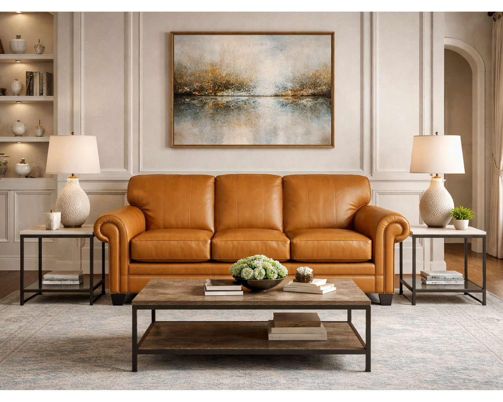 Monroe 87" Leather Sofa (+29 Top-Grain Leathers) - Image 13