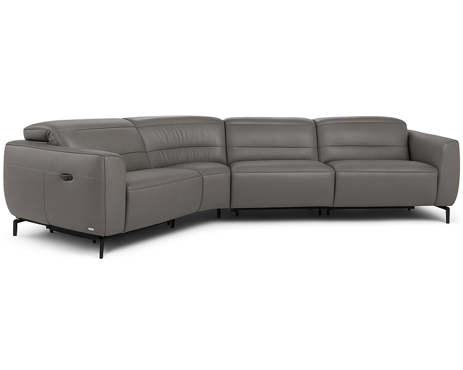 Zenith C320 Power Reclining Sectional (+55 leather) - Image 12