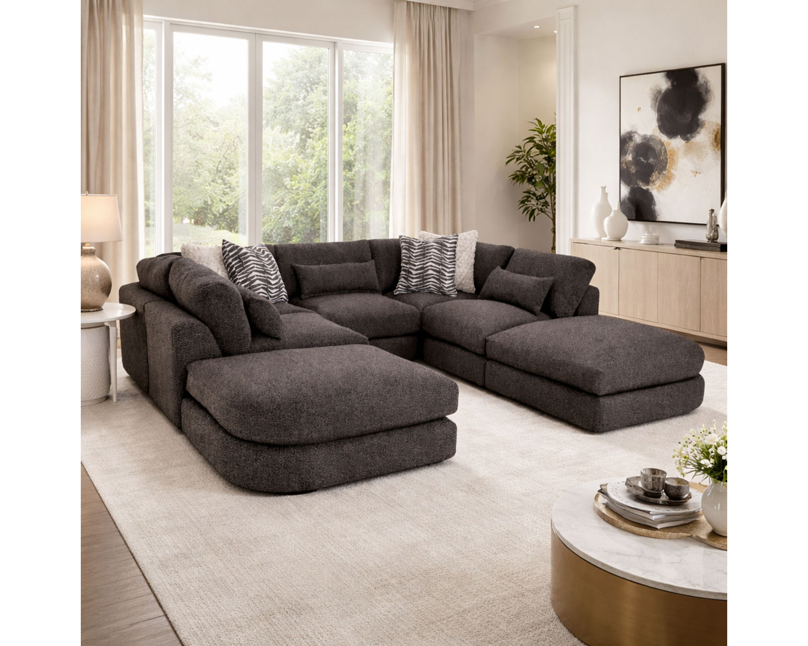 Laney 938 Modular Sectional (Modern Comfort with a Softer Point of View) - Image 2